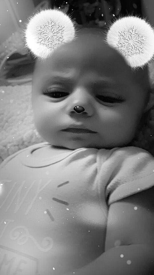 Rhyder is registered to the contest to win money with this photo: baby, black_and_white, cheek, child, ear, eye, eyebrow, face, forehead, head, headwear, lip, monochrome, monochrome_photography, nose, person, photograph, photography, skin, smile