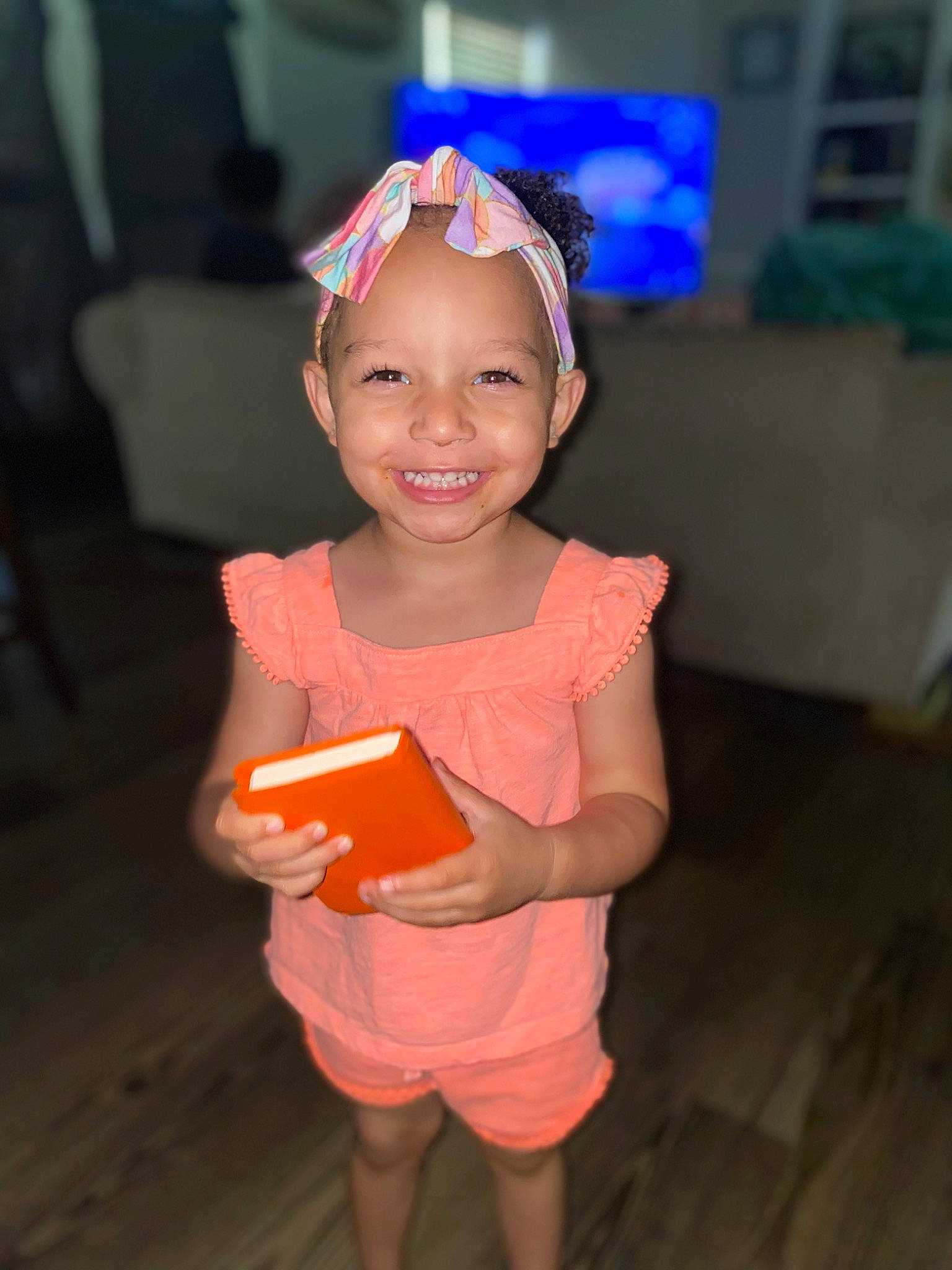 Alyna joined the competition — help win amazing prizes! child, entertainment, event, fashion_accessory, fashion_design, flash_photography, fun, hair_accessory, happy, jewellery, joy, leisure, magenta, party, person, room, shorts, sitting, smile, t_shirt