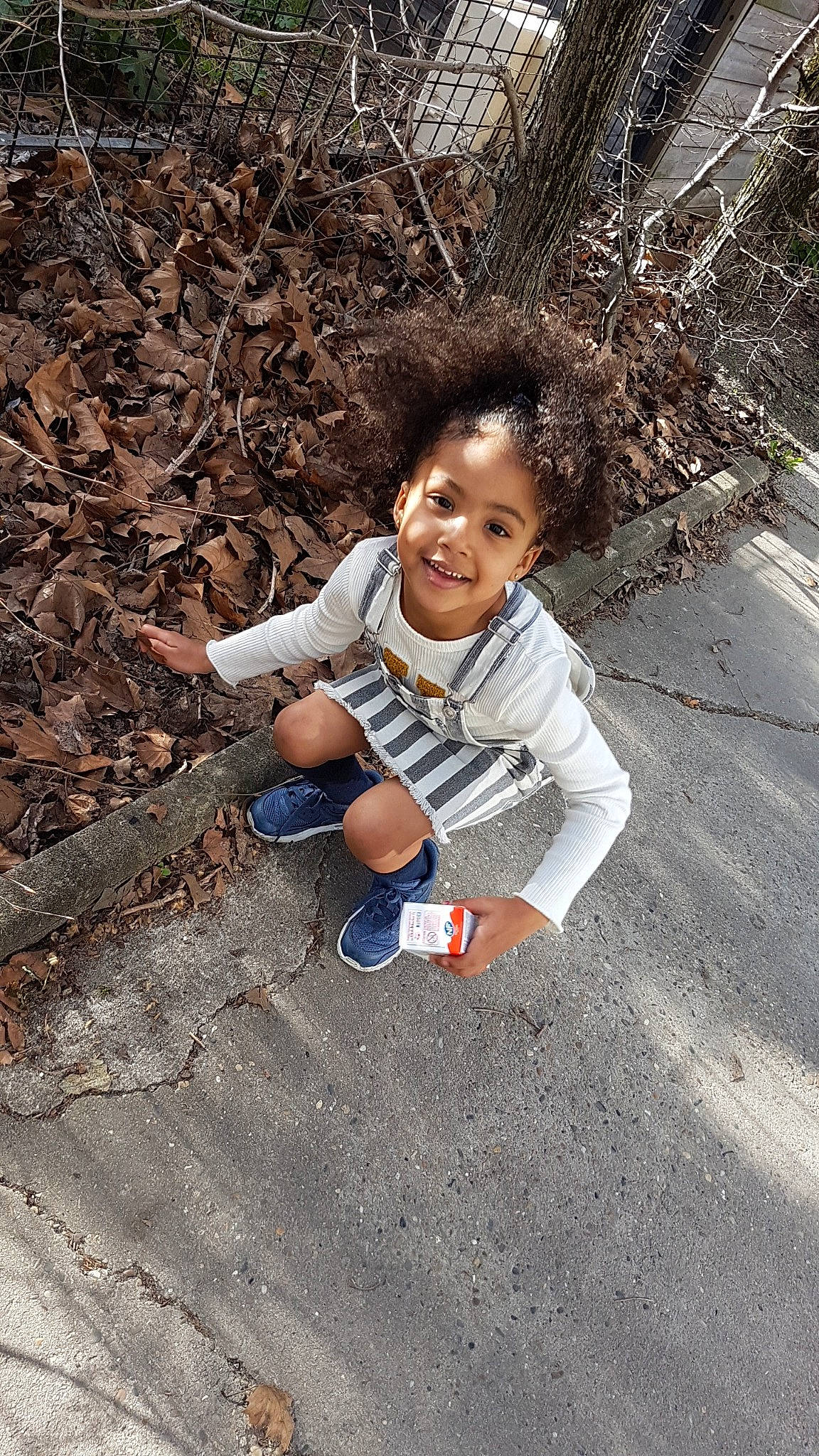 Lina participe au concours pour gagner de l'argent avec cette photo : adaptation, child, joy, leaf, leisure, person, photography, plant, play, sitting, smile, soil, toddler, tree, vacation