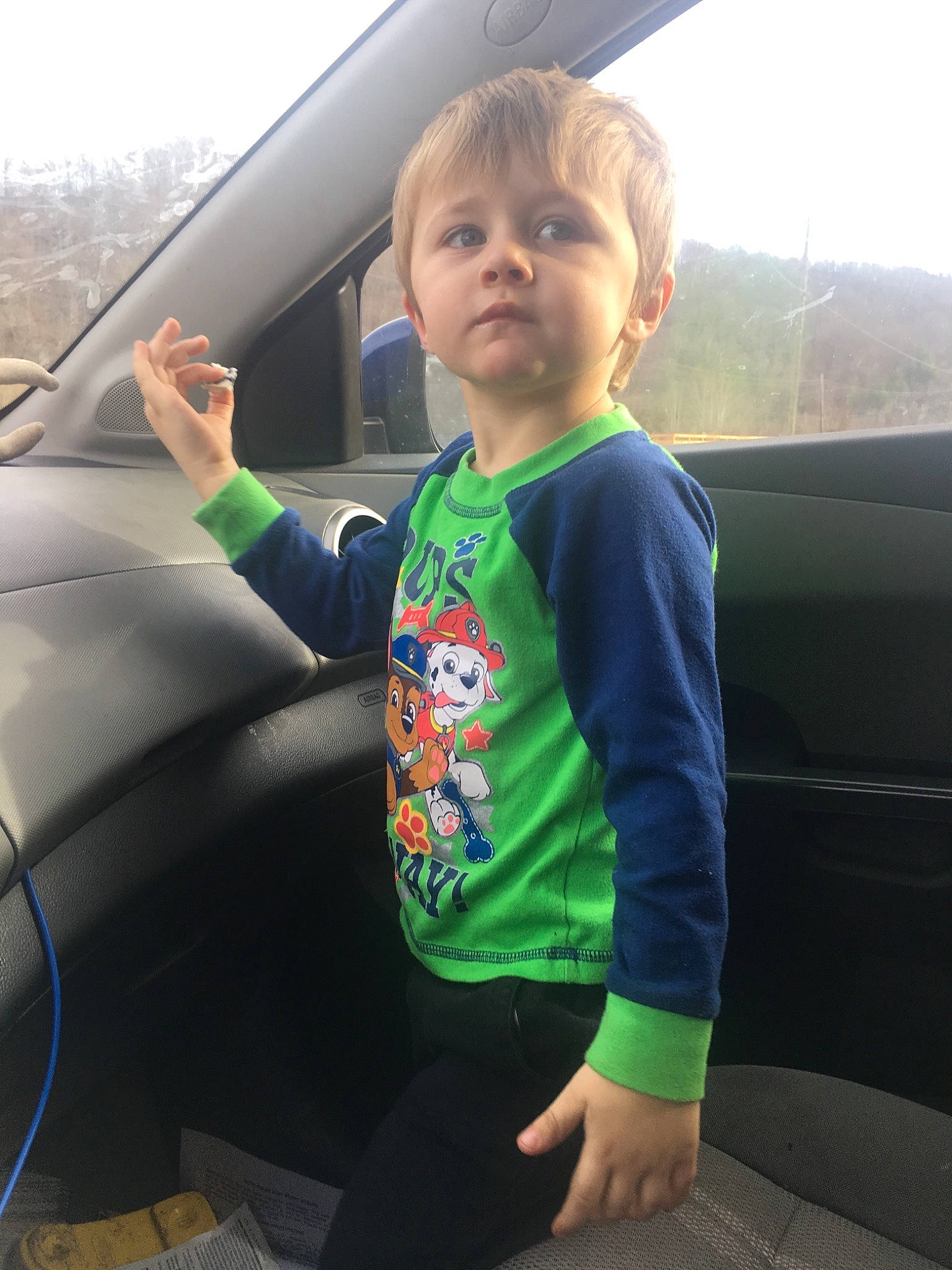 Colton joined the competition — help win amazing prizes! child, cloud, cool, finger, fun, green, hand, happy, jacket, leg, person, personal_protective_equipment, plant, recreation, sky, smile, summer, t_shirt, toddler, tree