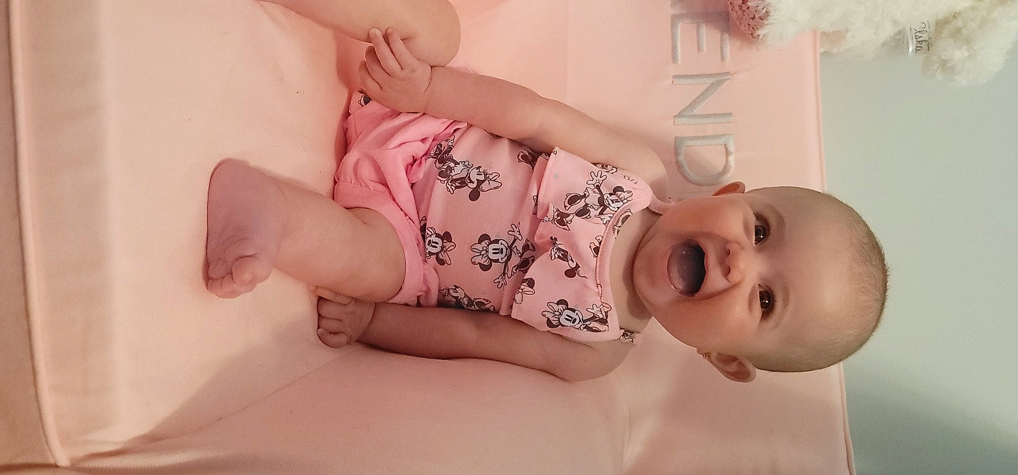 Kendra joined the competition — help win amazing prizes! baby_toddler_clothing, cheek, eyebrow, eyelash, facial_expression, finger, gesture, happy, headgear, human_body, iris, lip, mouth, neck, nose, person, pink, skin, sleeve, smile