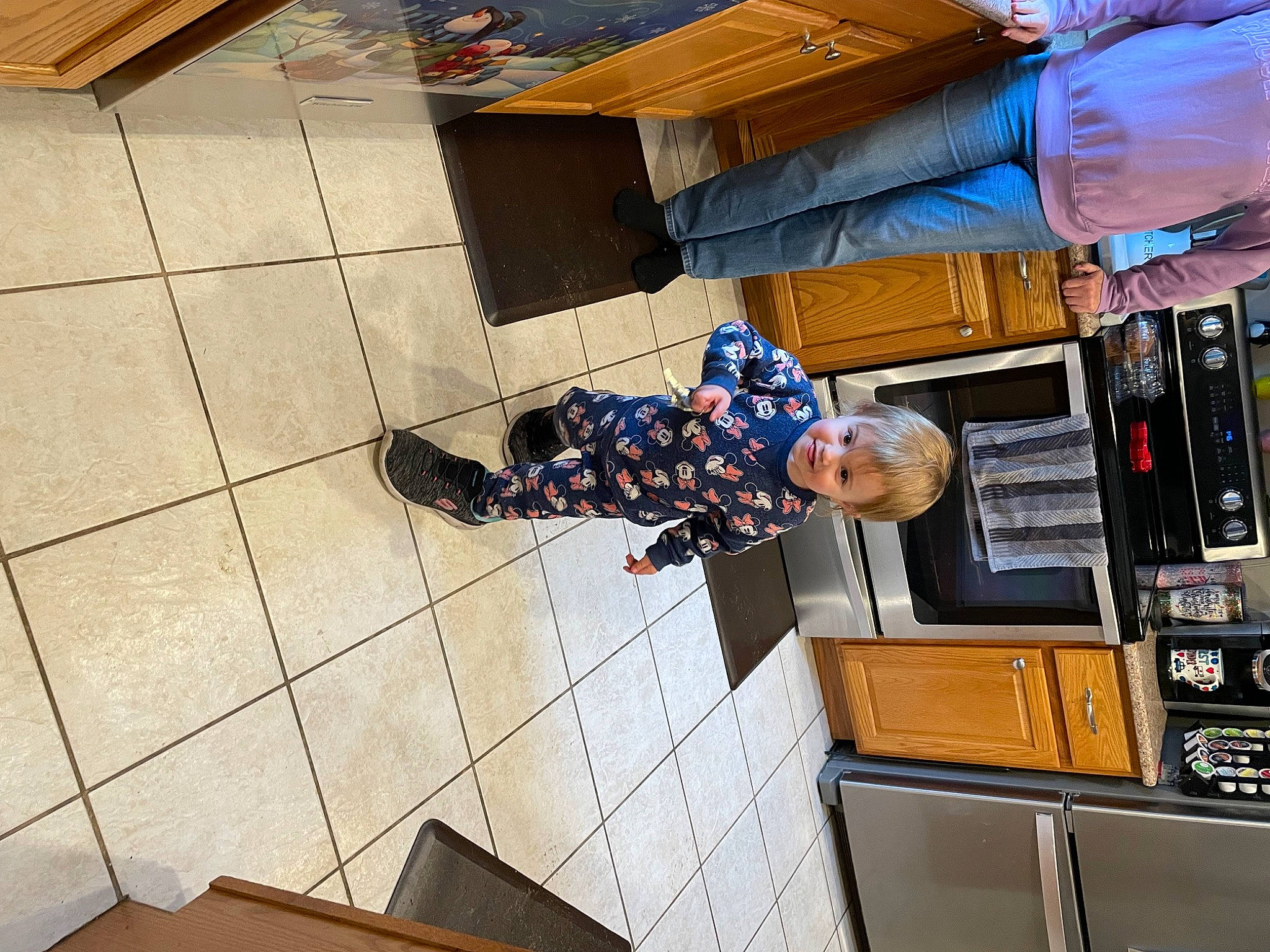 Kendra joined the competition — help win amazing prizes! child, flooring, fun, hardwood, hat, human_leg, joy, pattern, person, room, tile_flooring, toddler, wood