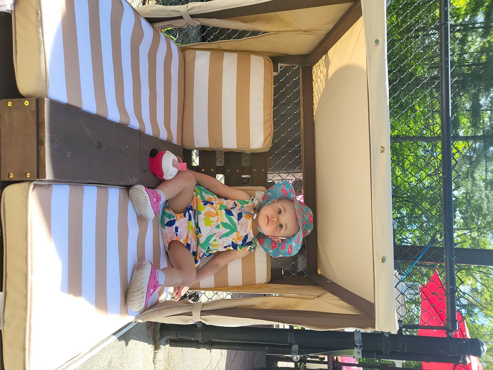 Kendra joined the competition — help win amazing prizes! art, event, facade, fun, headwear, leisure, magenta, person, recreation, room, shade, shorts, thigh, tree, vacation, visual_arts, window, wood