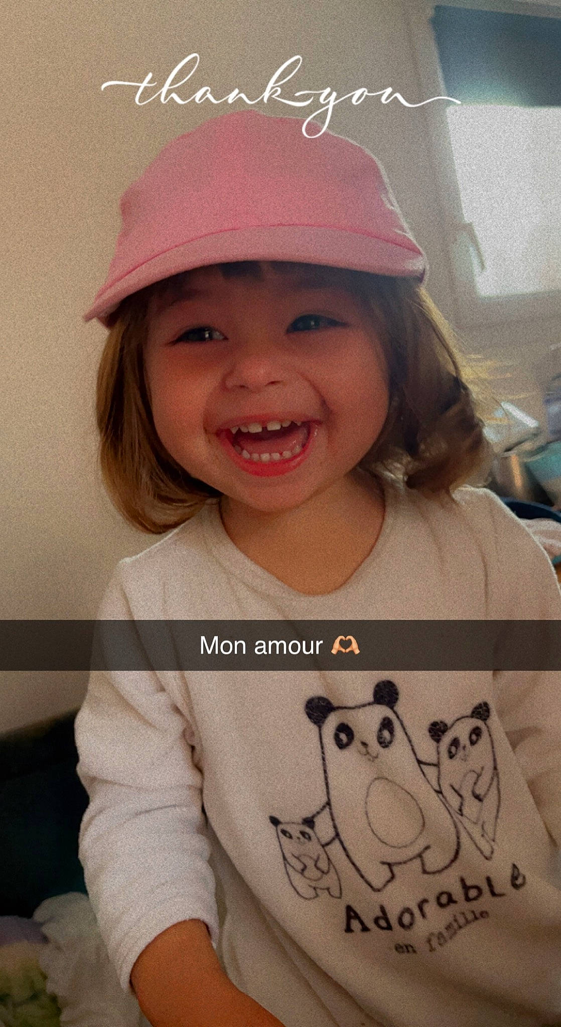 Tyanna participe au concours pour gagner de l'argent avec cette photo : baby_toddler_clothing, baseball_cap, cap, child, cool, design, facial_expression, fashion_accessory, font, hairstyle, happy, head, headwear, joy, lip, people, person, pink, sleeve, smile
