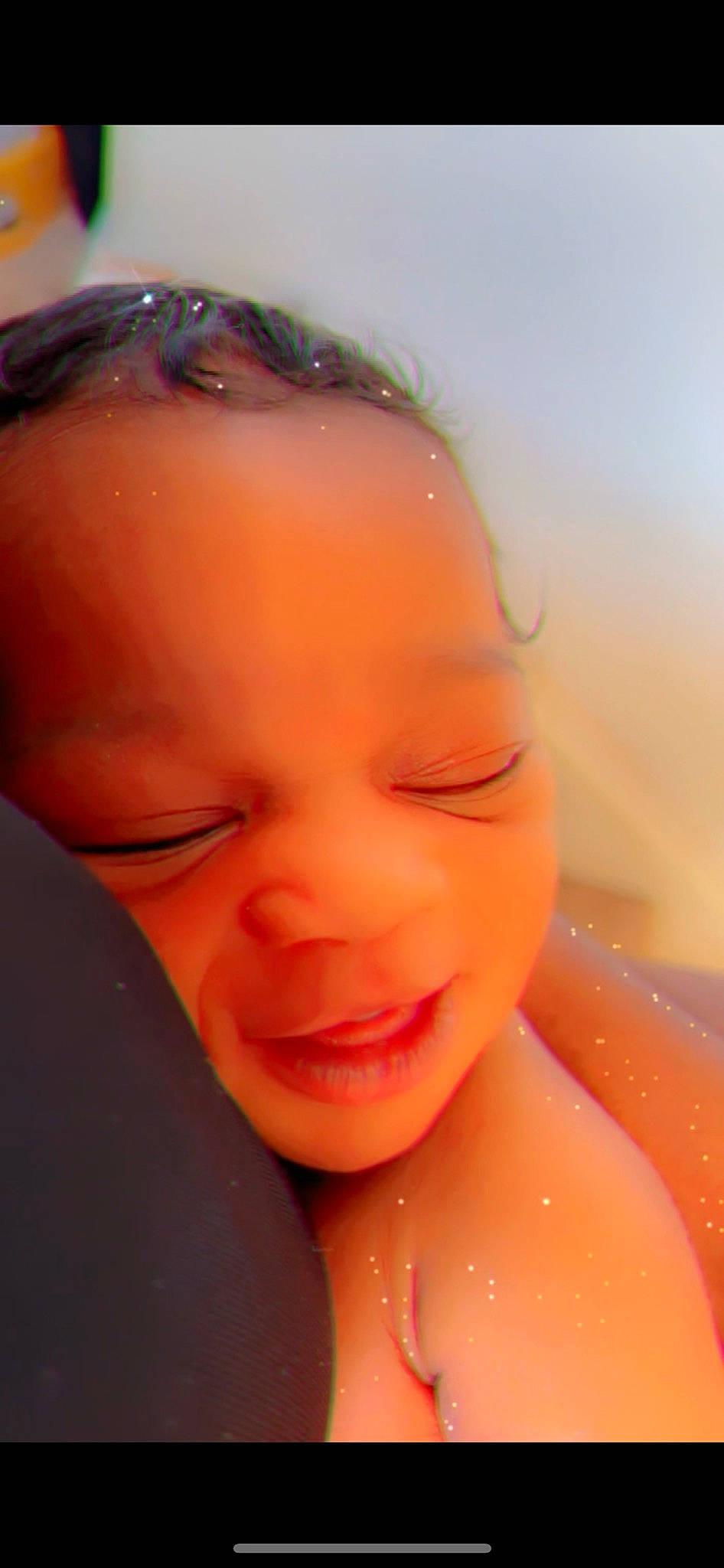 Kamiyah is registered to the contest to win money with this photo: baby, bathing, black_hair, cheek, chest, ear, eyebrow, eyelash, facial_expression, forehead, fun, happy, iris, leisure, lip, neck, nose, person, skin, smile