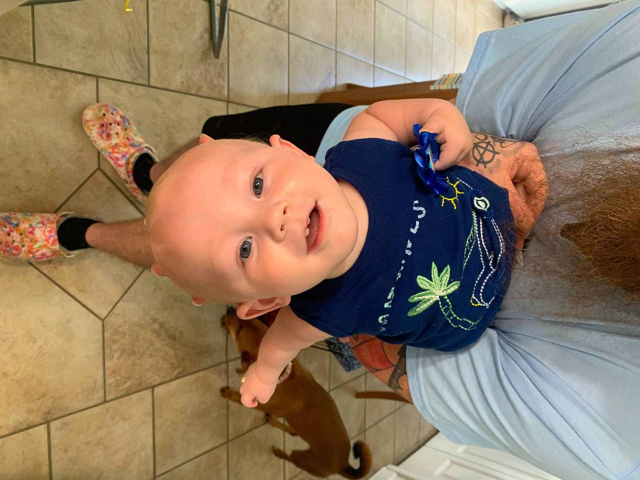Brentley is registered to the contest to win money with this photo: abdomen, baby, baby_toddler_clothing, chest, child, couch, elbow, fun, happy, hat, human_leg, leisure, pattern, person, sitting, smile, toddler, tree, trunk, vacation