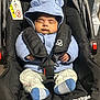 Gurnaaz is registered to the contest to win money with this photo: baby, cap, clothing, coat, face, footwear, glove, happy, hat, head, hood, hosiery, jacket, pants, person, photography, portrait, sleeping, smile, sock