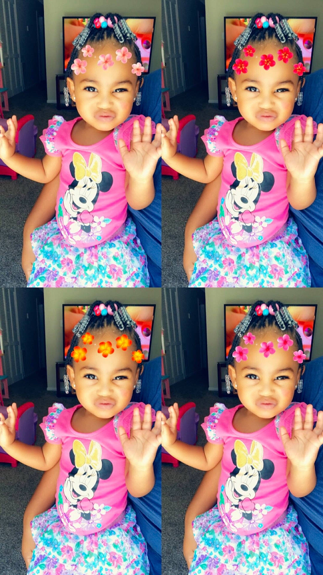 Taiman?e Jones joined the competition — help win amazing prizes! child, fun, girl, hair_accessory, headgear, person, pink, play, product, toddler