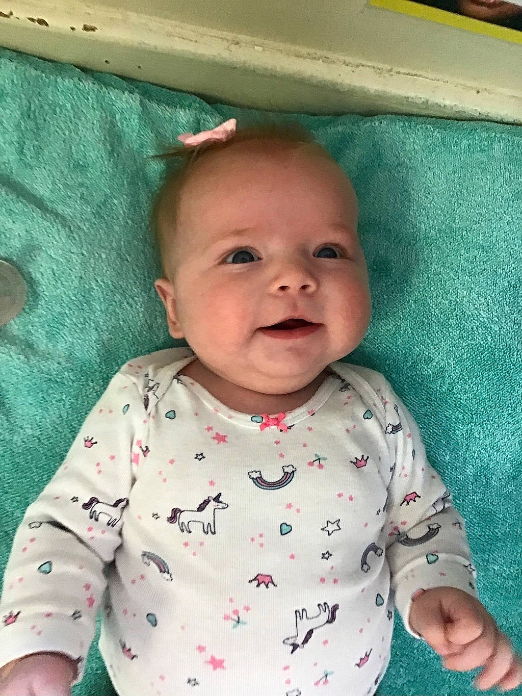 Haisley joined the competition — help win amazing prizes! baby, baby_products, baby_toddler_clothing, cheek, child, eye, face, head, iris, lip, person, skin, smile, toddler