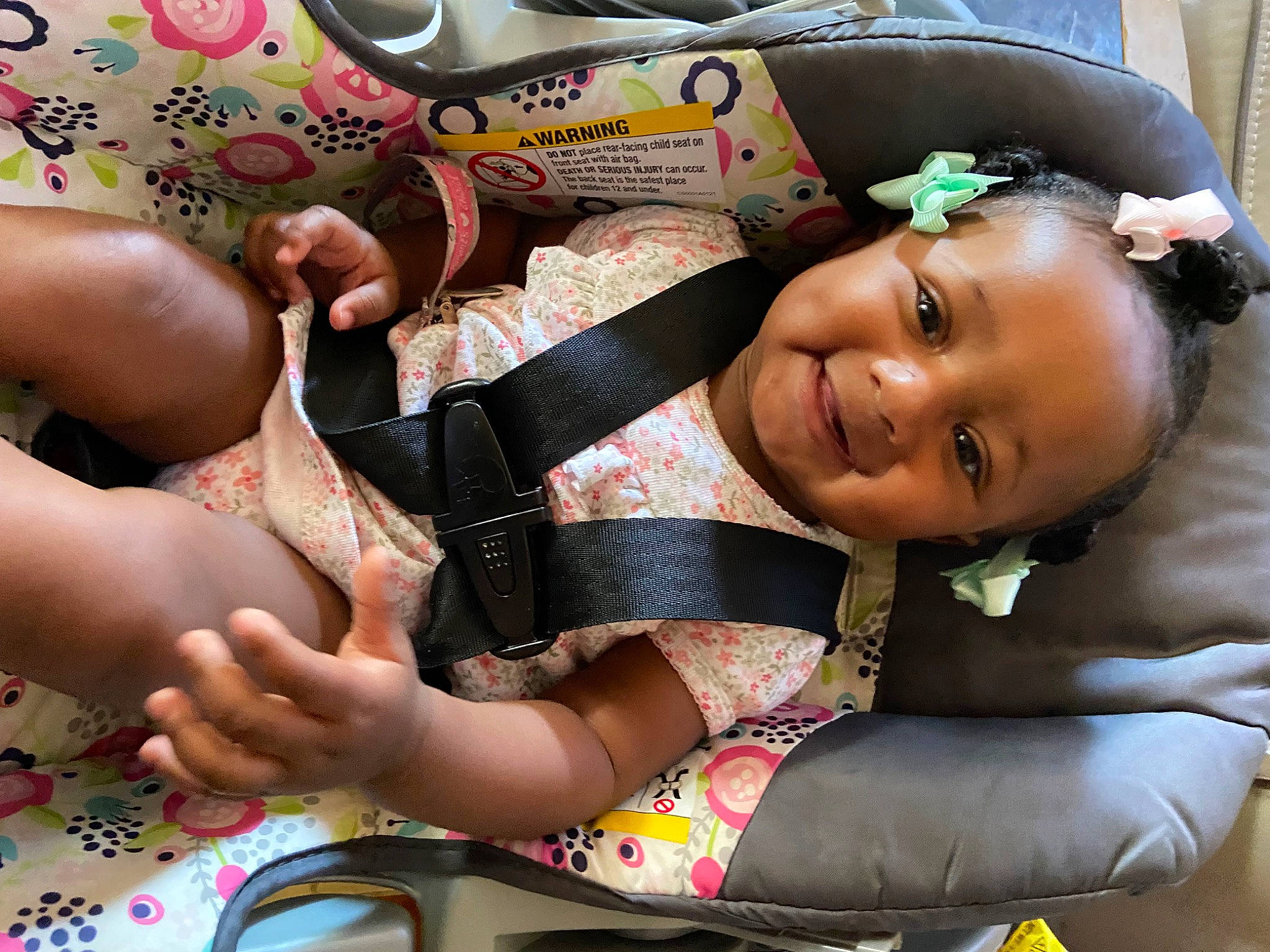 Moriah is registered to the contest to win money with this photo: bracelet, child, event, fashion_accessory, finger, flesh, fun, happy, jewellery, joy, nail, pattern, person, play, sitting, skin, smile, thumb, toddler, vacation