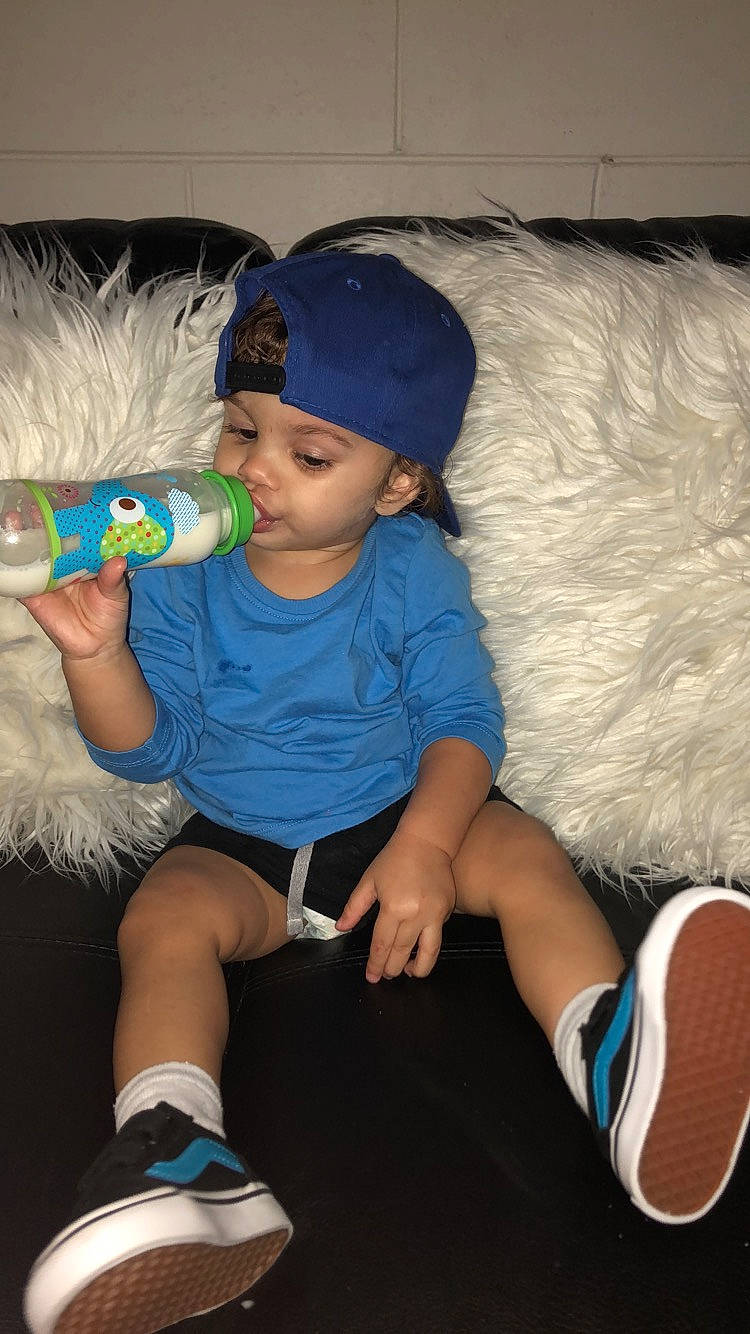 Akyem joined the competition — help win amazing prizes! baby, child, cool, headgear, headwear, leg, person, toddler