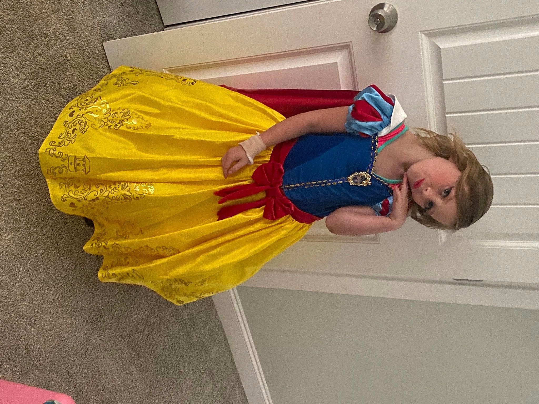 Taylynn joined the competition — help win amazing prizes! cleanliness, electric_blue, flooring, fun, human_leg, person, room, sportswear, toddler