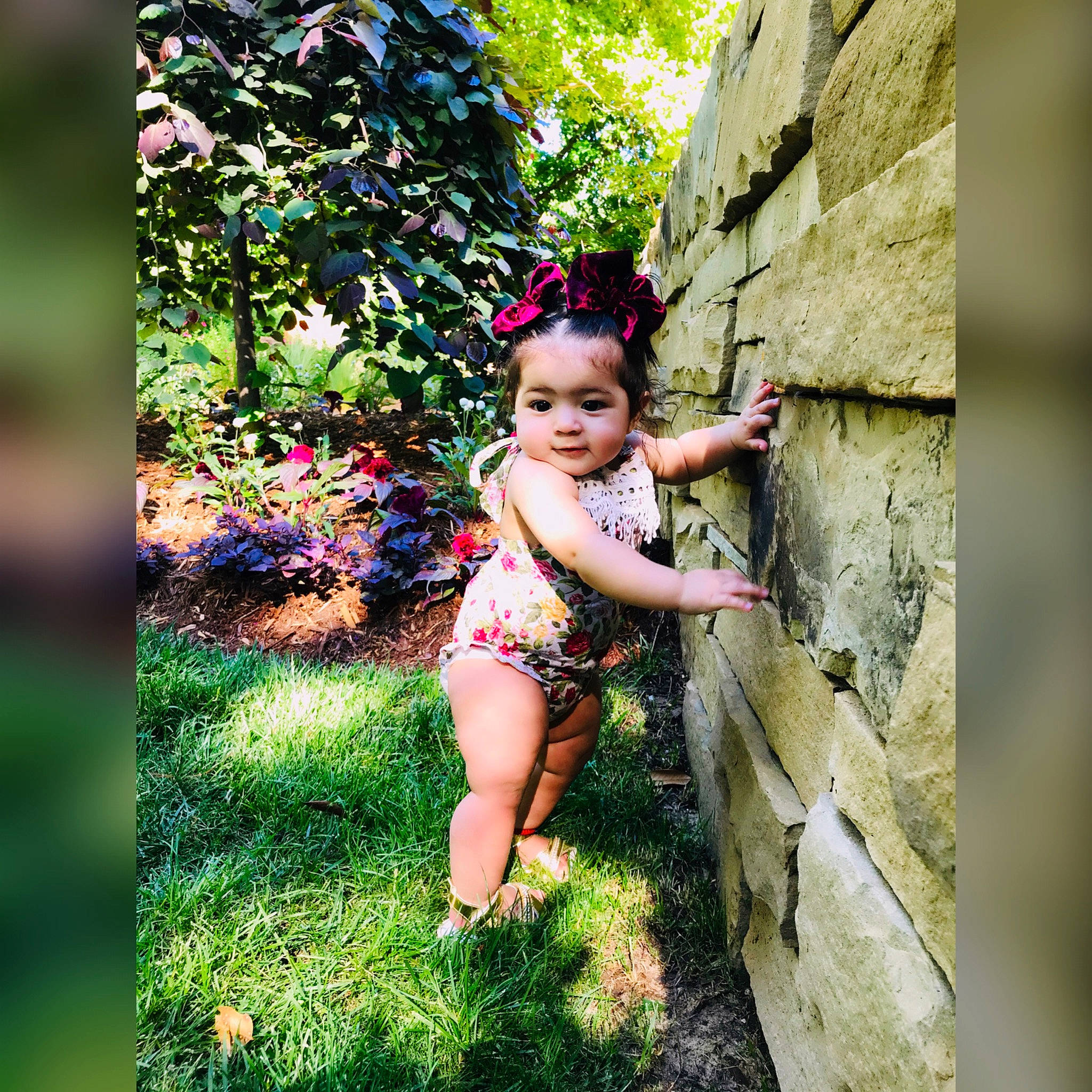 Persephone joined the competition — help win amazing prizes! beauty, child, child_model, dress, eye, grass, green, leaf, people_in_nature, person, photo_shoot, photograph, photography, pink, plant, smile, spring, summer, toddler, tree