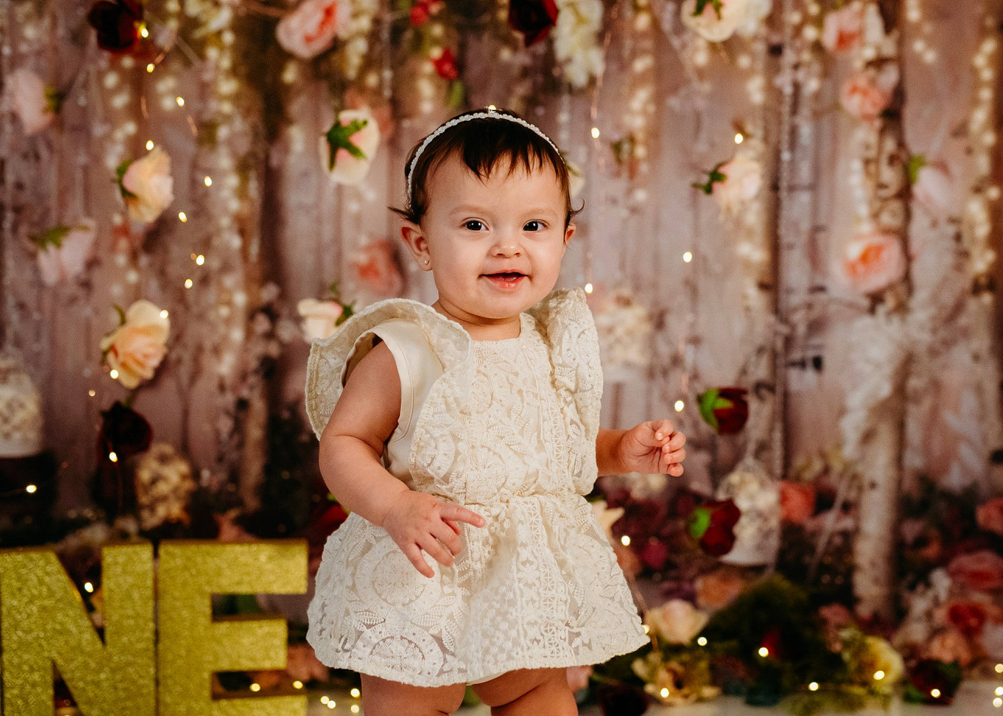 Dahlia joined the competition — help win amazing prizes! baby, baby_toddler_clothing, beauty, dress, event, eye, facial_expression, flash_photography, fun, happy, joy, people_in_nature, person, photograph, pink, plant, skin, sleeve, smile, snapshot