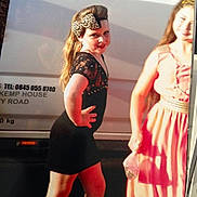 Elizabeth is registered to the contest to win money with this photo: