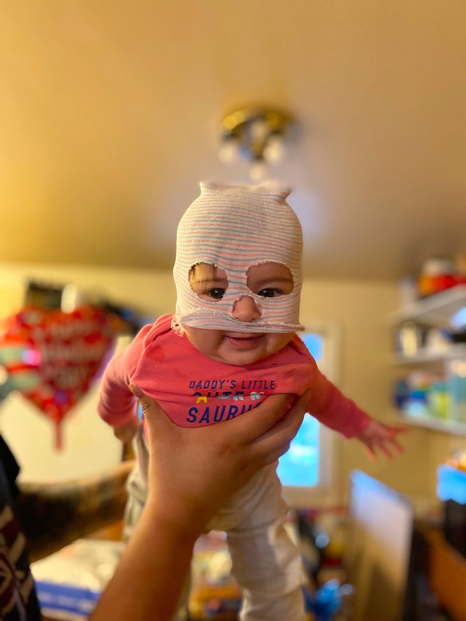 Sapphire is registered to the contest to win money with this photo: art, beard, cap, doll, eye, eyewear, fun, glasses, goggles, happy, headgear, human_body, person, personal_protective_equipment, plastic_bottle, selfie, smile, sunglasses, thumb, toy