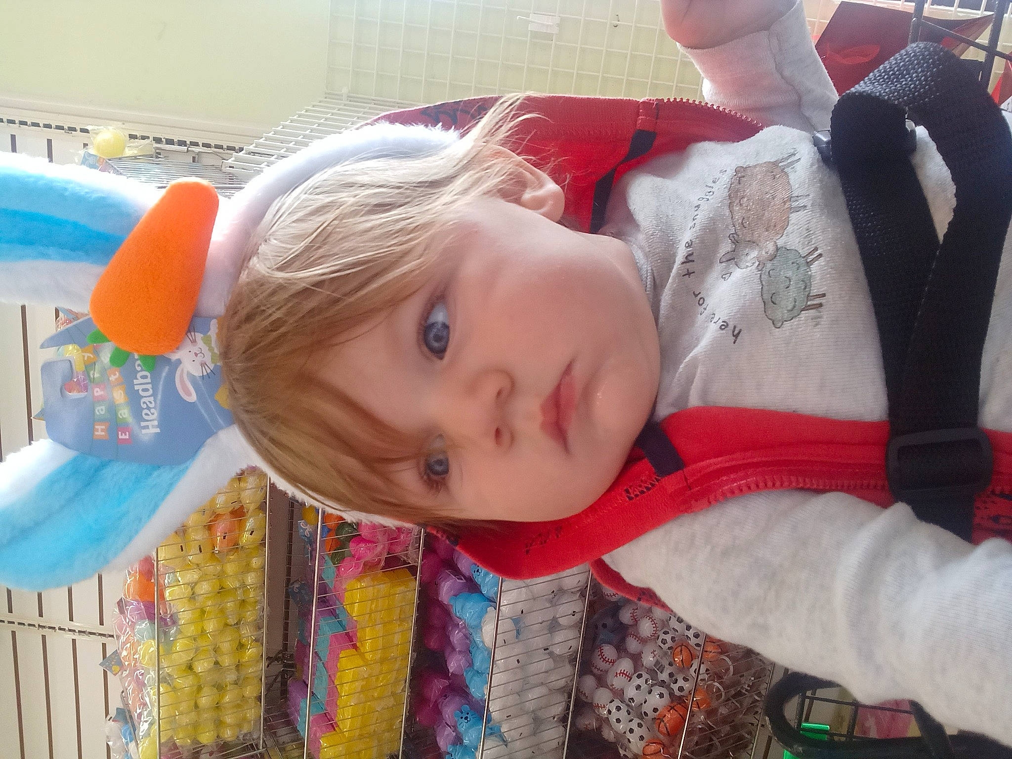 Waylon is registered to the contest to win money with this photo: carmine, child, costume, event, fun, fur, hair_coloring, happy, leisure, pattern, person, smile, textile, toddler, tree, vacation