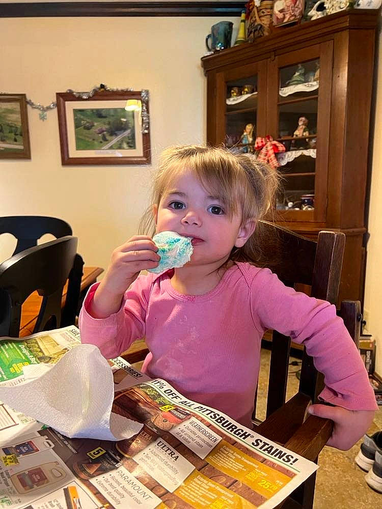 Alyza joined the competition — help win amazing prizes! baby, baby_toddler_clothing, breakfast, chair, child, comfort_food, event, flooring, fun, meal, person, picture_frame, play, room, sharing, sitting, sweetness, table, toddler, vacation