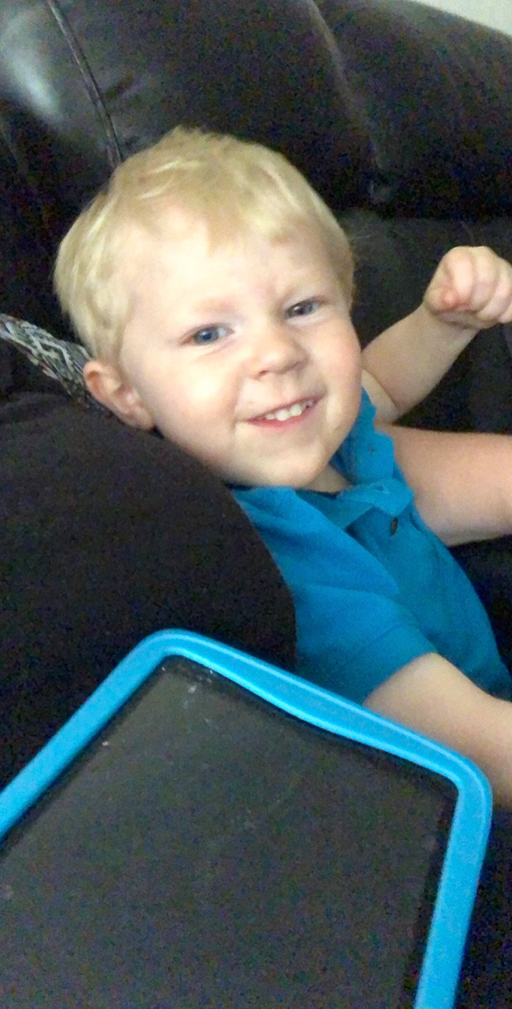 Noah James joined the competition — help win amazing prizes! baby, cheek, child, face, joy, person, smile, toddler