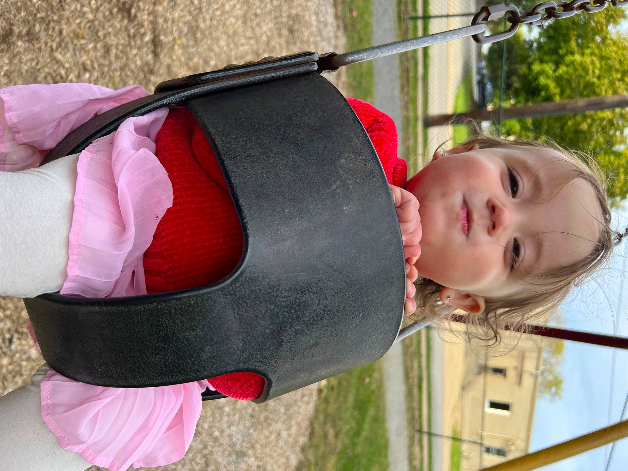 Ellie joined the competition — help win amazing prizes! baby, baby_products, carmine, child, comfort, fashion_accessory, fun, grass, hat, leisure, magenta, pattern, person, plant, product, recreation, sleeve, toddler, tree