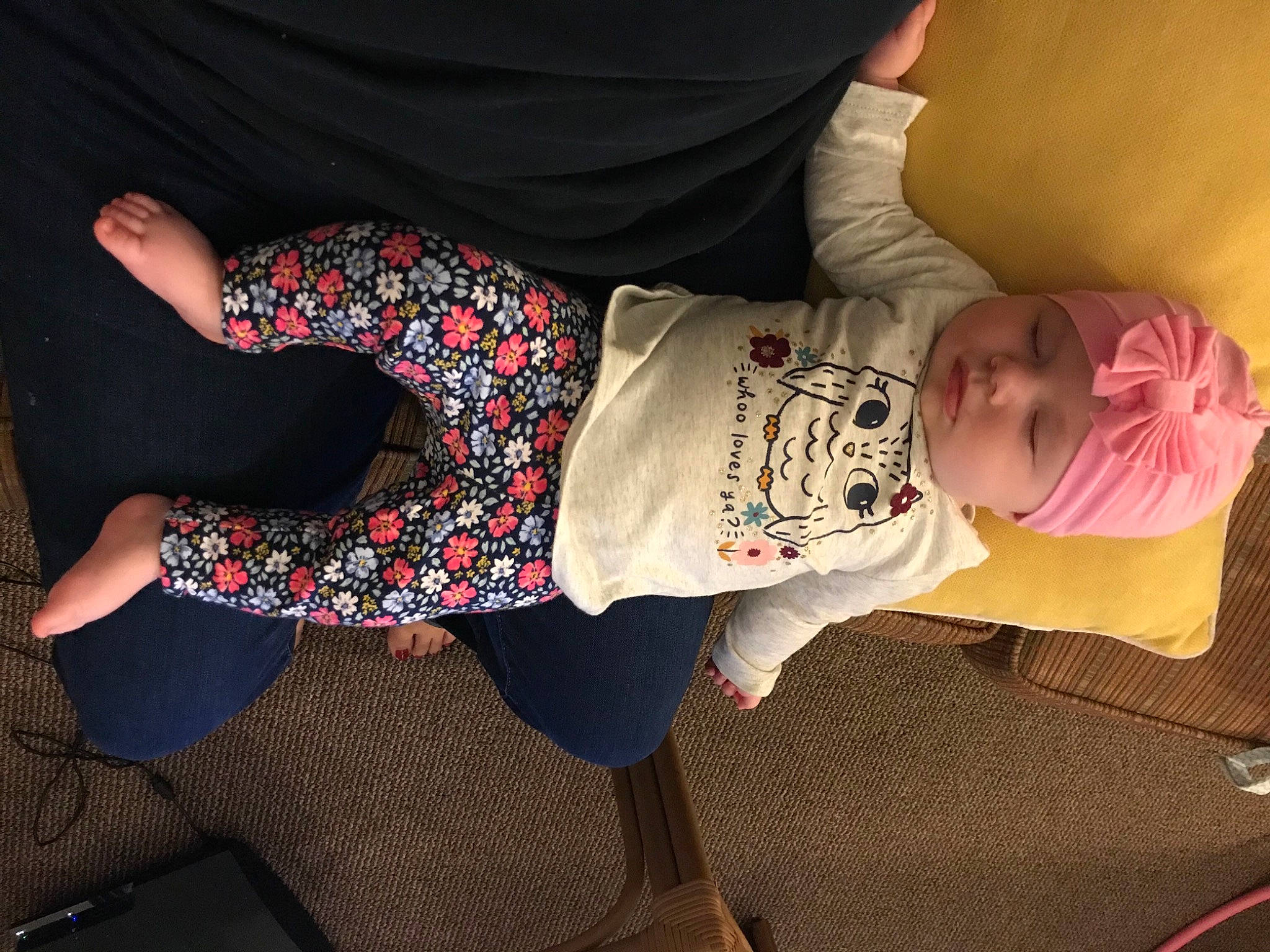 Lucille is registered to the contest to win money with this photo: baby, baby_products, baby_toddler_clothing, balance, child, comfort, elbow, headwear, joint, nightwear, person, toddler