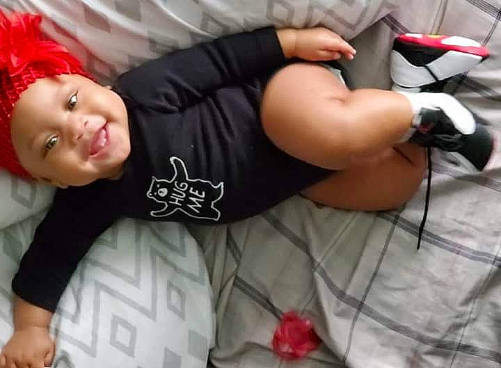 Aabree Louise joined the competition — help win amazing prizes! abdomen, arm, black_hair, child, joint, joy, leg, person, thigh