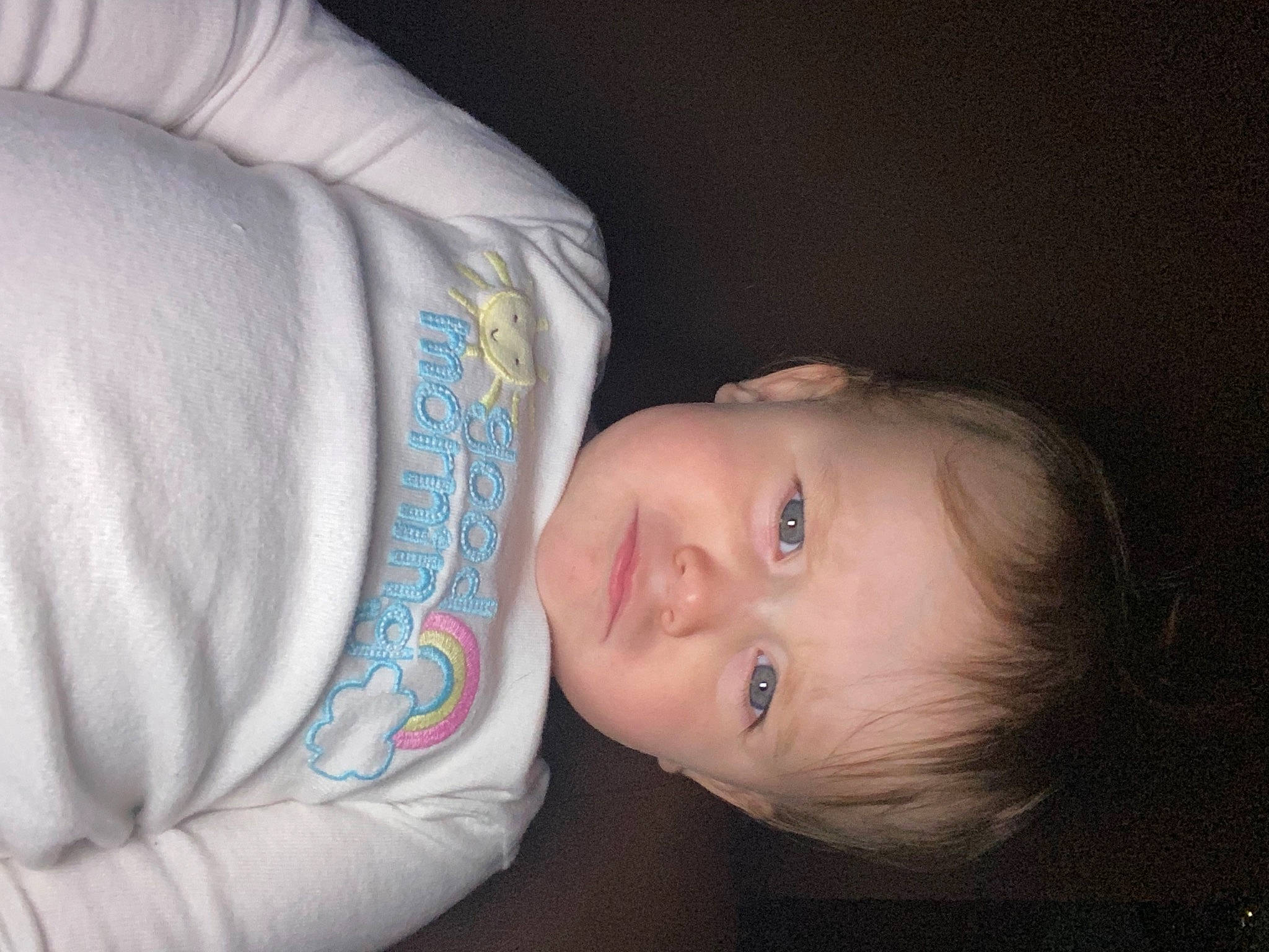 Ember is registered to the contest to win money with this photo: baby, baby_toddler_clothing, cheek, child, comfort, ear, eyebrow, iris, nap, person, sorrow, toddler