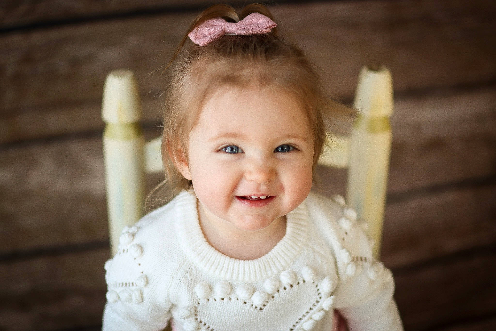 Gracelyn is registered to the contest to win money with this photo: baby, baby_toddler_clothing, bridal_accessory, child, dress, embellishment, event, eyelash, face, flash_photography, fun, happy, headpiece, iris, jewellery, joy, person, pink, skin, sleeve