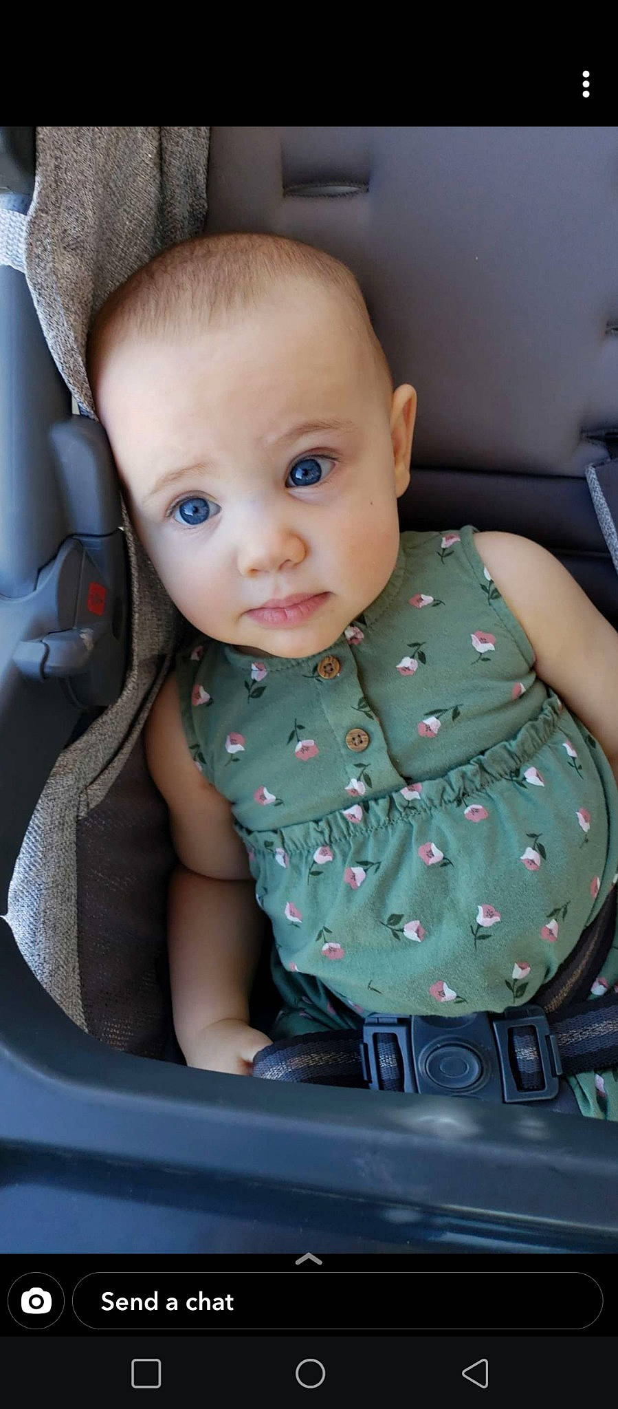 Pepper joined the competition — help win amazing prizes! arm, baby, baby_toddler_clothing, car_seat, cheek, child, chin, comfort, dress, finger, hairstyle, hand, human_body, mouth, nose, person, product, skin, sleeve, toddler