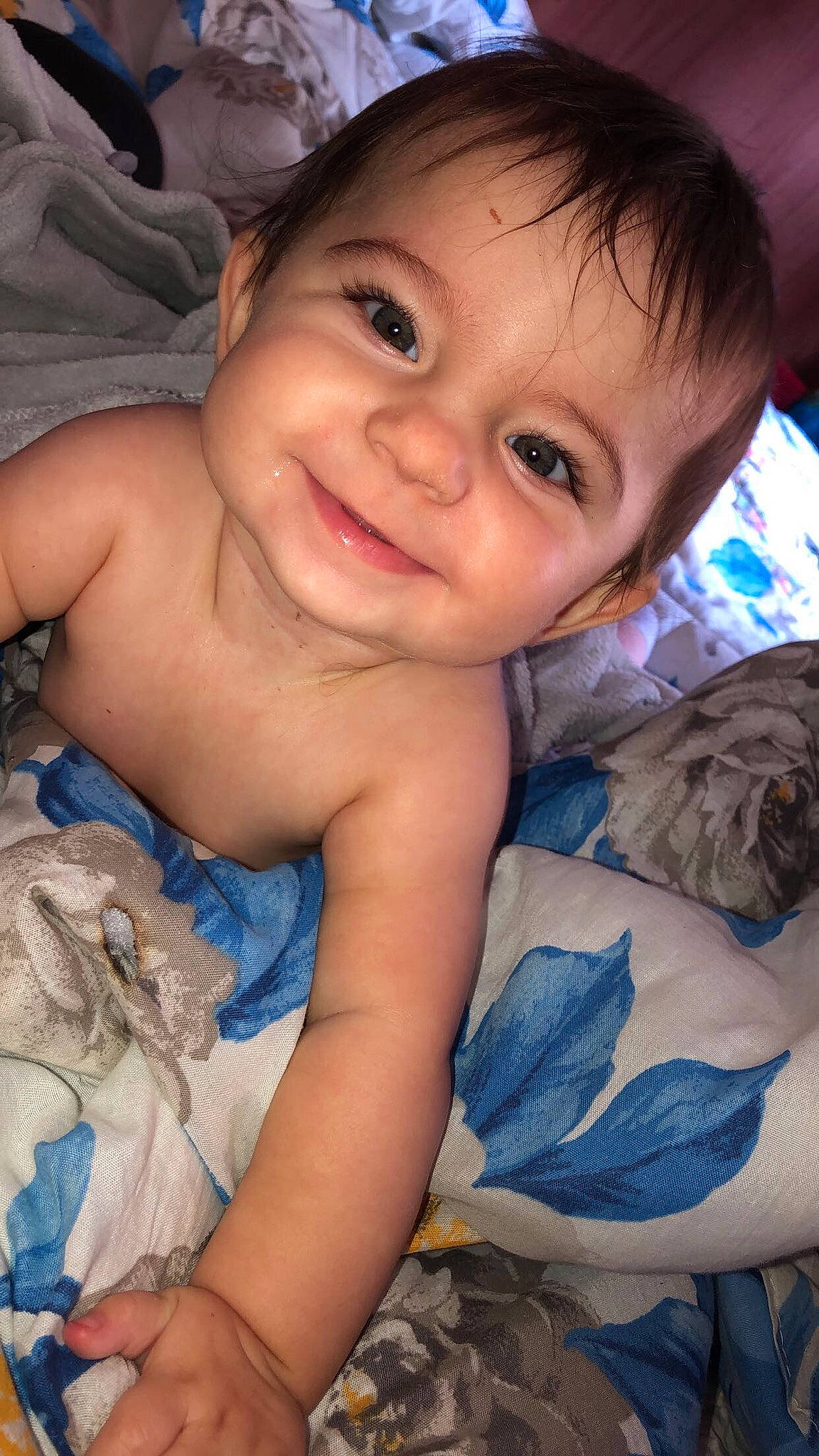 Rylynn joined the competition — help win amazing prizes! baby, cheek, child, eye, face, iris, joy, nose, person, skin, smile, toddler