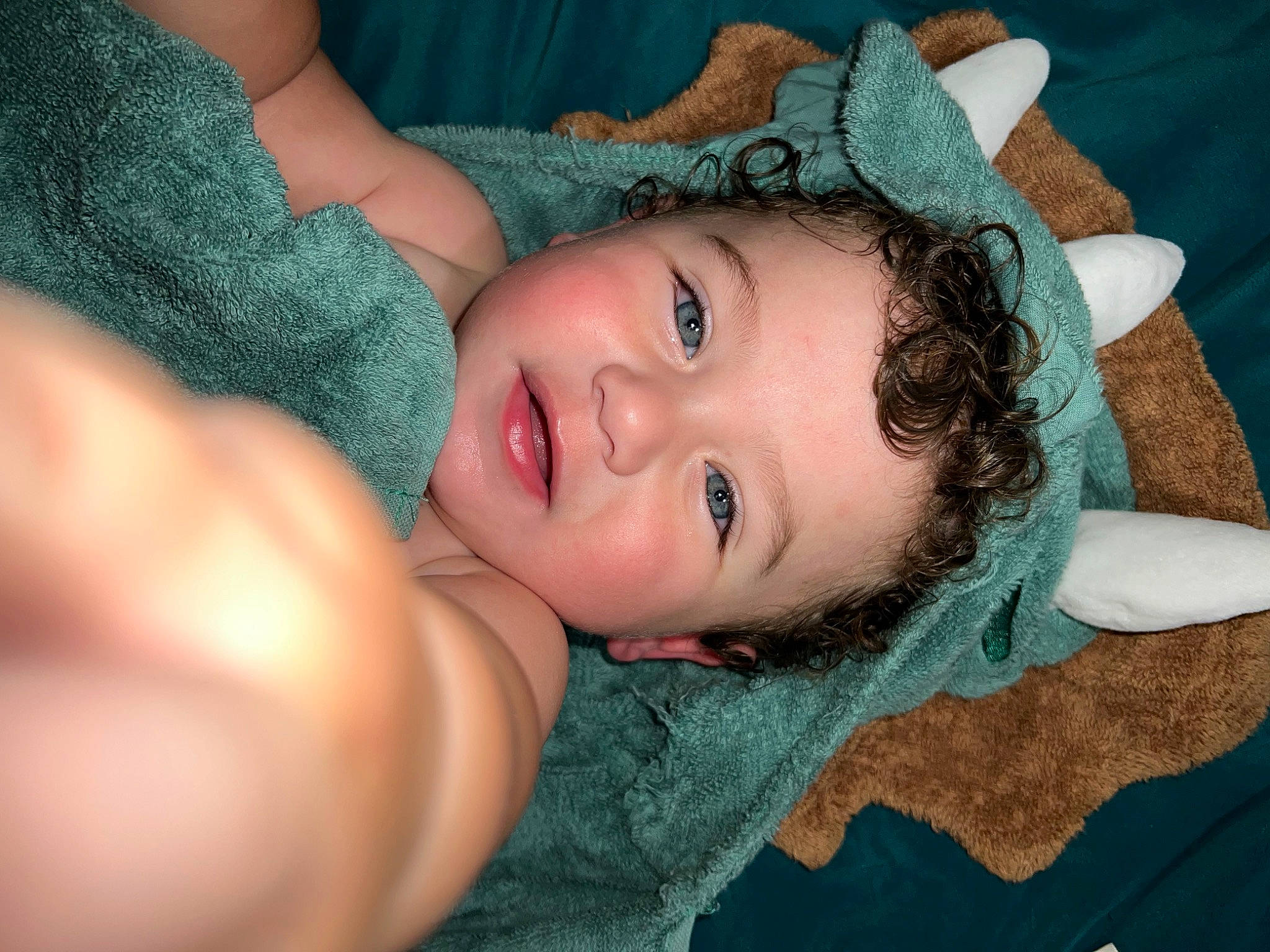 Elijah Carseldine joined the competition — help win amazing prizes! arm, black_hair, chest, eye, eyelash, flash_photography, fun, gesture, happy, human_body, iris, lip, mouth, neck, nose, person, shoulder, skin, smile, toddler