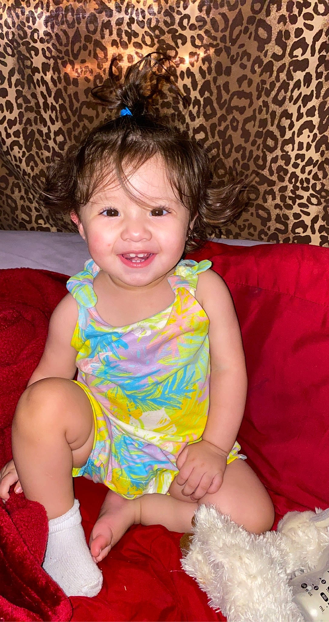 Areli joined the competition — help win amazing prizes! baby_toddler_clothing, beauty, cheek, child, dress, eye, finger, fun, hair, happy, head, iris, magenta, person, pink, skin, smile, textile, thigh, toddler