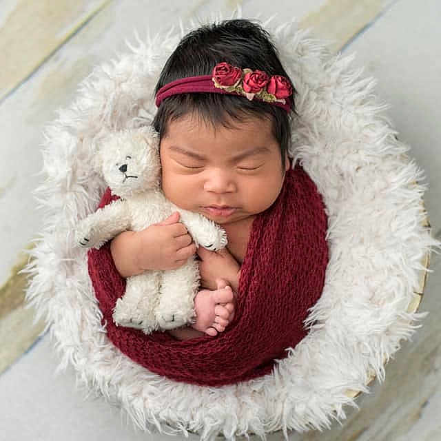 Zelda joined the competition — help win amazing prizes! baby, baby_toddler_clothing, child, costume, fashion_accessory, fur, hair_accessory, headband, headgear, headpiece, outerwear, person, pink, skin, textile, toddler, wool
