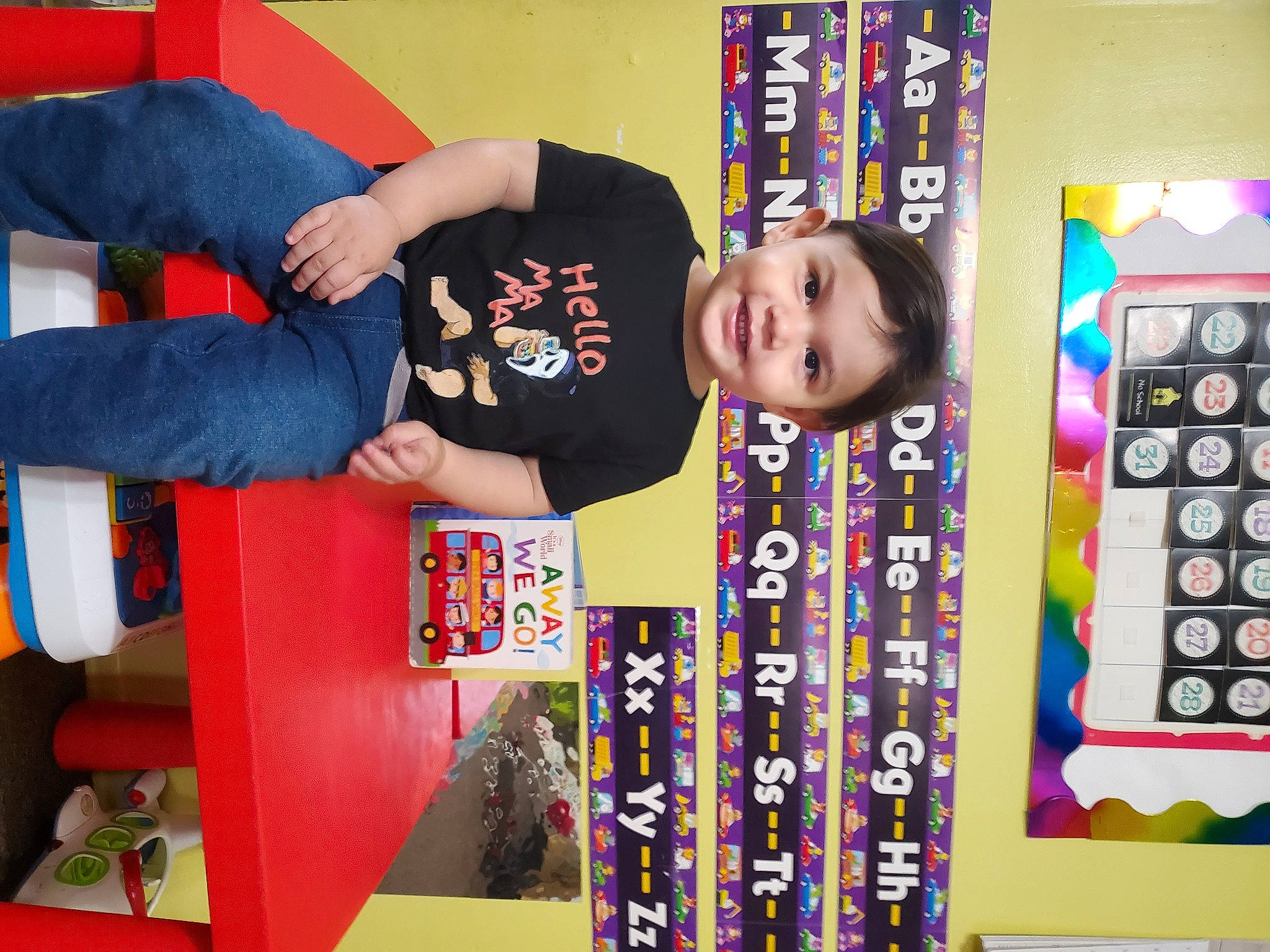 Keanu joined the competition — help win amazing prizes! art, building, child, costume, door, event, fun, happy, joy, machine, mobile_phone, pattern, person, play, room, smile, t_shirt, textile, toddler, visual_arts