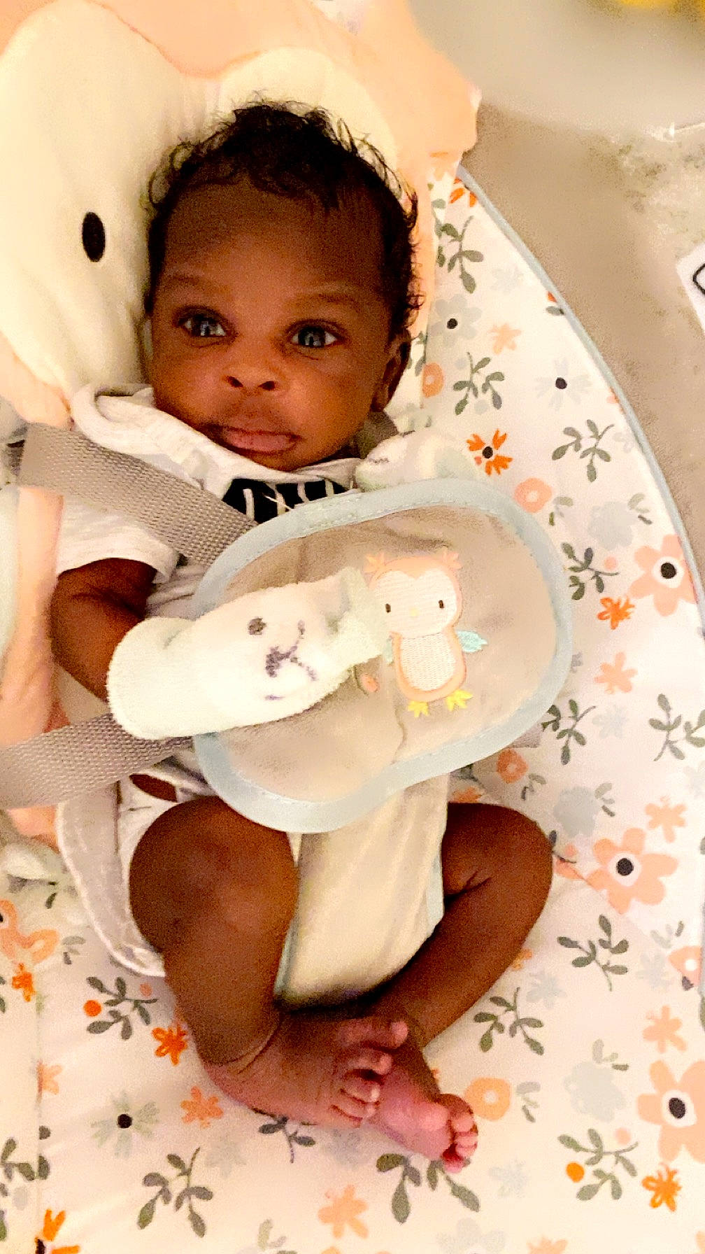 Hezekiah joined the competition — help win amazing prizes! baby_toddler_clothing, cheek, child, comfort, eye, eyelash, hairstyle, hand, happy, head, human_body, linens, mouth, nose, person, skin, sleeve, thigh, toddler, toy