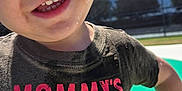 Ilias joined the competition — help win amazing prizes! blue_sky, casual_clothing, child, close_up, cute, daylight, face, fun, happy, outdoor, person, playful, portrait, smiling, summer, sunshine, teeth, tshirt, wet, young_child