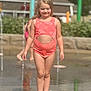 Braylee Selby is registered to the contest to win money with this photo: active, barefoot, casual, child, childhood, daylight, fun, girl, happy, leisure, outdoor, park, playing, recreation, splash_pad, summer, sunny, swimsuit, water, water_splash