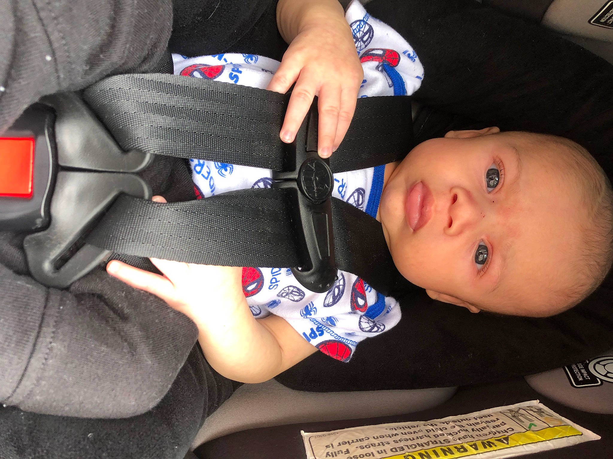 Amari is registered to the contest to win money with this photo: arm, baby, baby_products, baby_toddler_clothing, carmine, cheek, child, comfort, elbow, electric_blue, finger, gesture, hand, knee, nail, person, sleeve, thigh, thumb, toddler