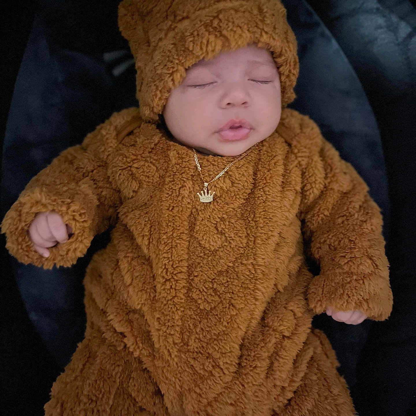 Verse Zavier joined the competition — help win amazing prizes! accessories, baby, blanket, bonnet, cap, clothing, face, hat, head, hood, jewelry, knitwear, necklace, newborn, person, photography, portrait, sleeping, sweater, toy