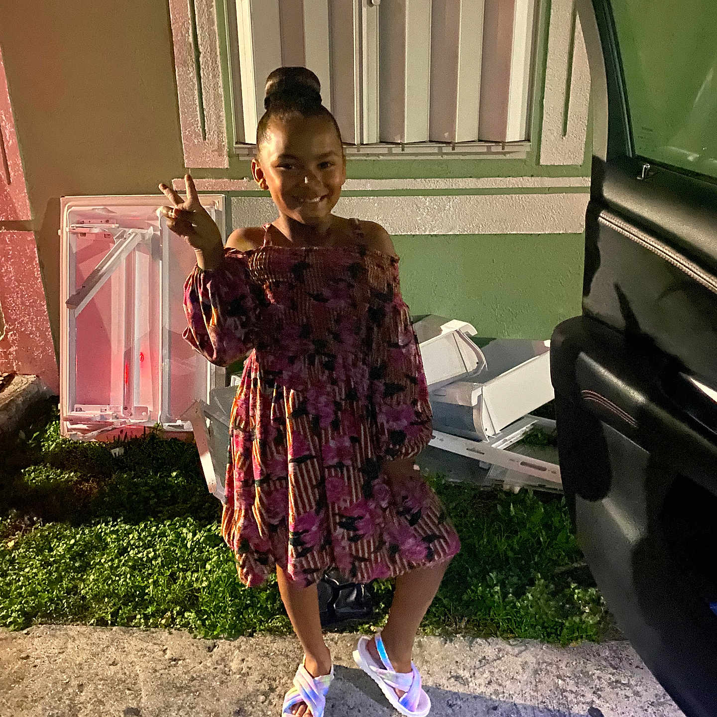 Chimeria joined the competition — help win amazing prizes! child, city, clothing, door, dress, face, female, footwear, girl, head, person, photography, portrait, road, sandal, shoe, shorts, sitting, street, urban