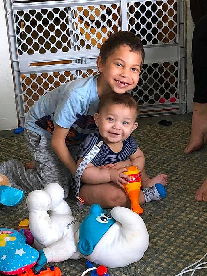 Kaisyn is registered to the contest to win money with this photo: baby, child, joy, person, play, product, sitting, toddler, toy