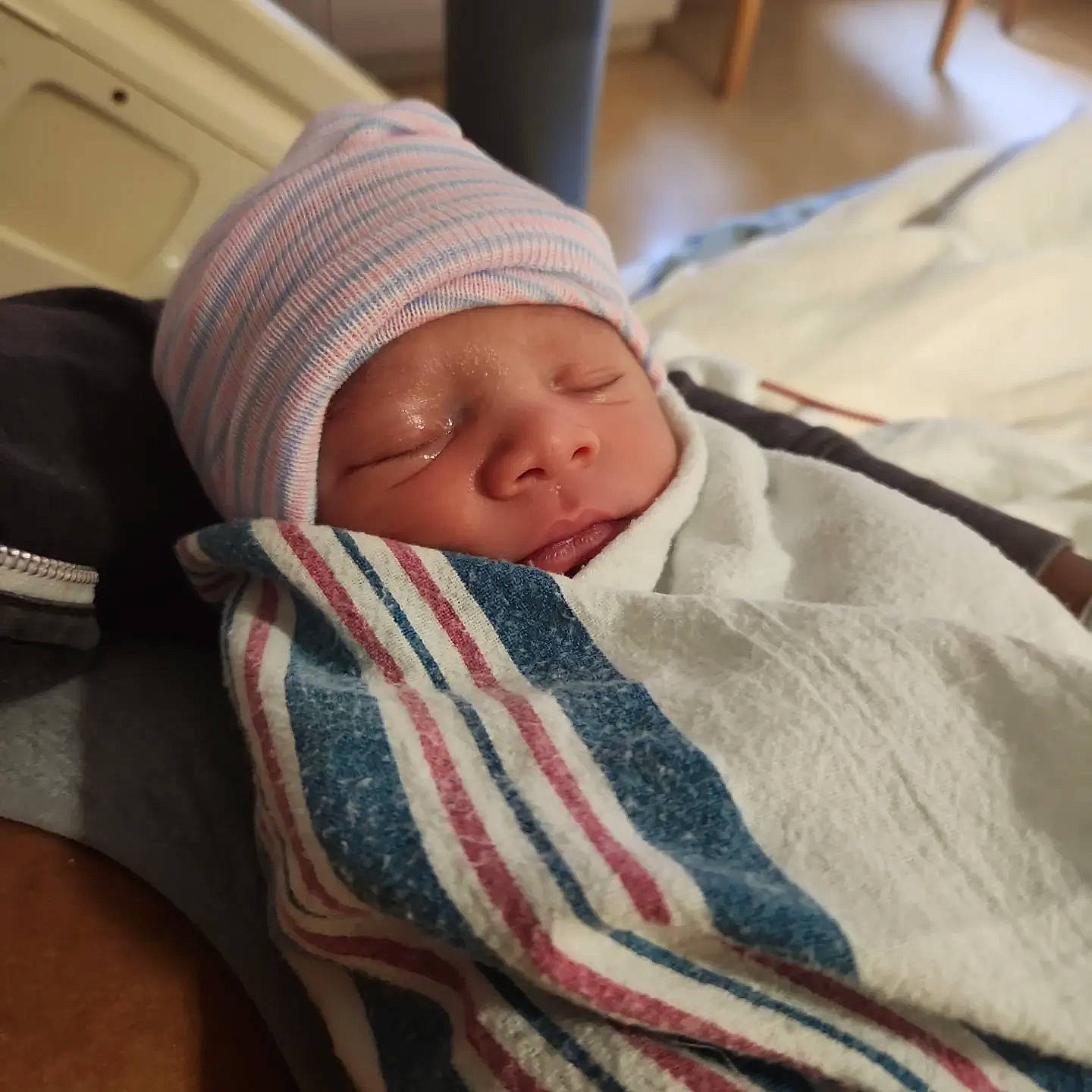 Lukas joined the competition — help win amazing prizes! baby, baby_products, baby_sleeping, baby_toddler_clothing, beanie, bedtime, cap, carmine, child, comfort, flesh, hat, knit_cap, linens, nap, person, room, sleep, thumb, toddler