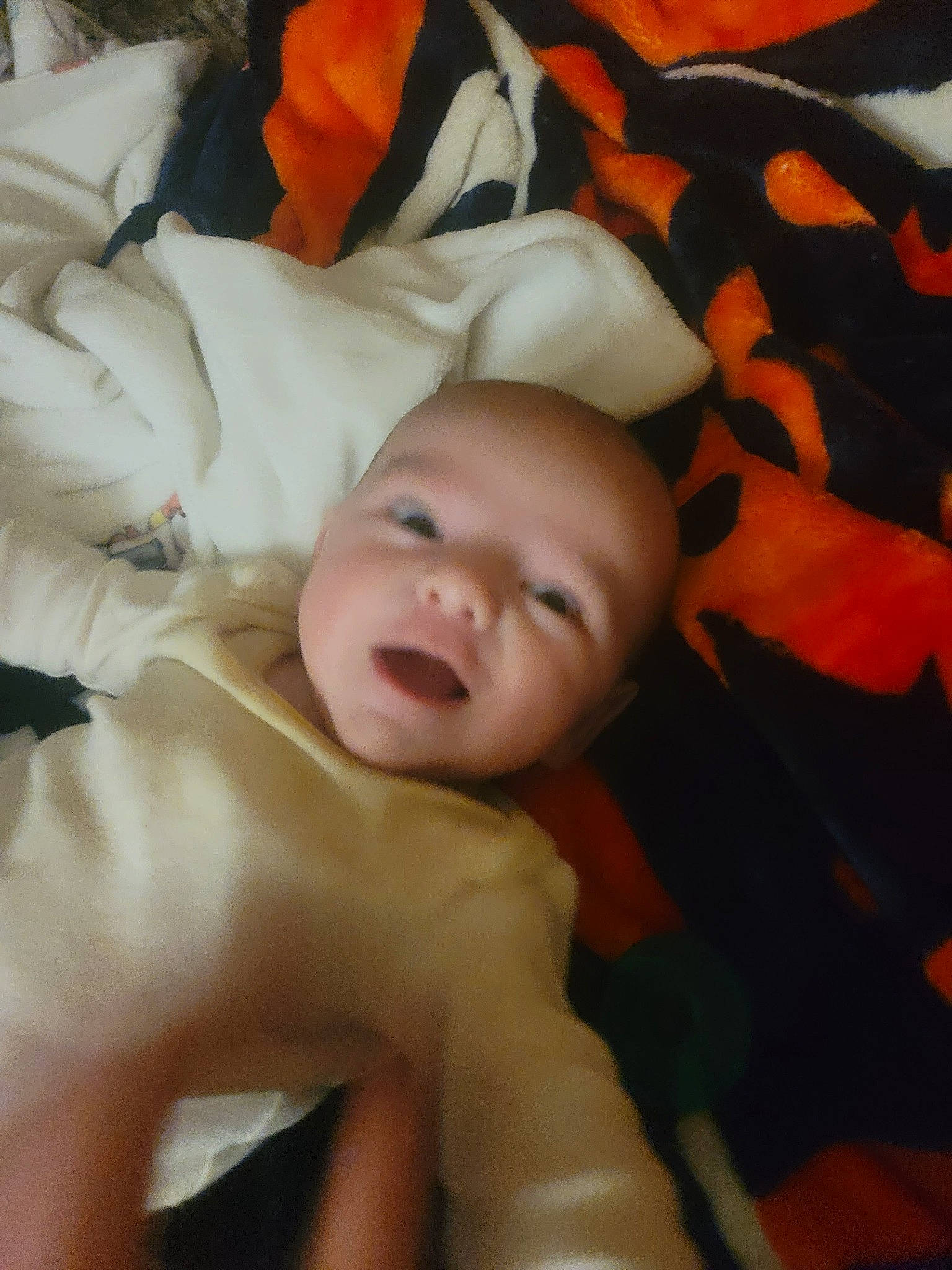 Landon joined the competition — help win amazing prizes! abdomen, baby, bedtime, cheek, chest, child, comfort, eyebrow, fun, happy, head, linens, mouth, nap, person, room, sleep, smile, thumb, toddler