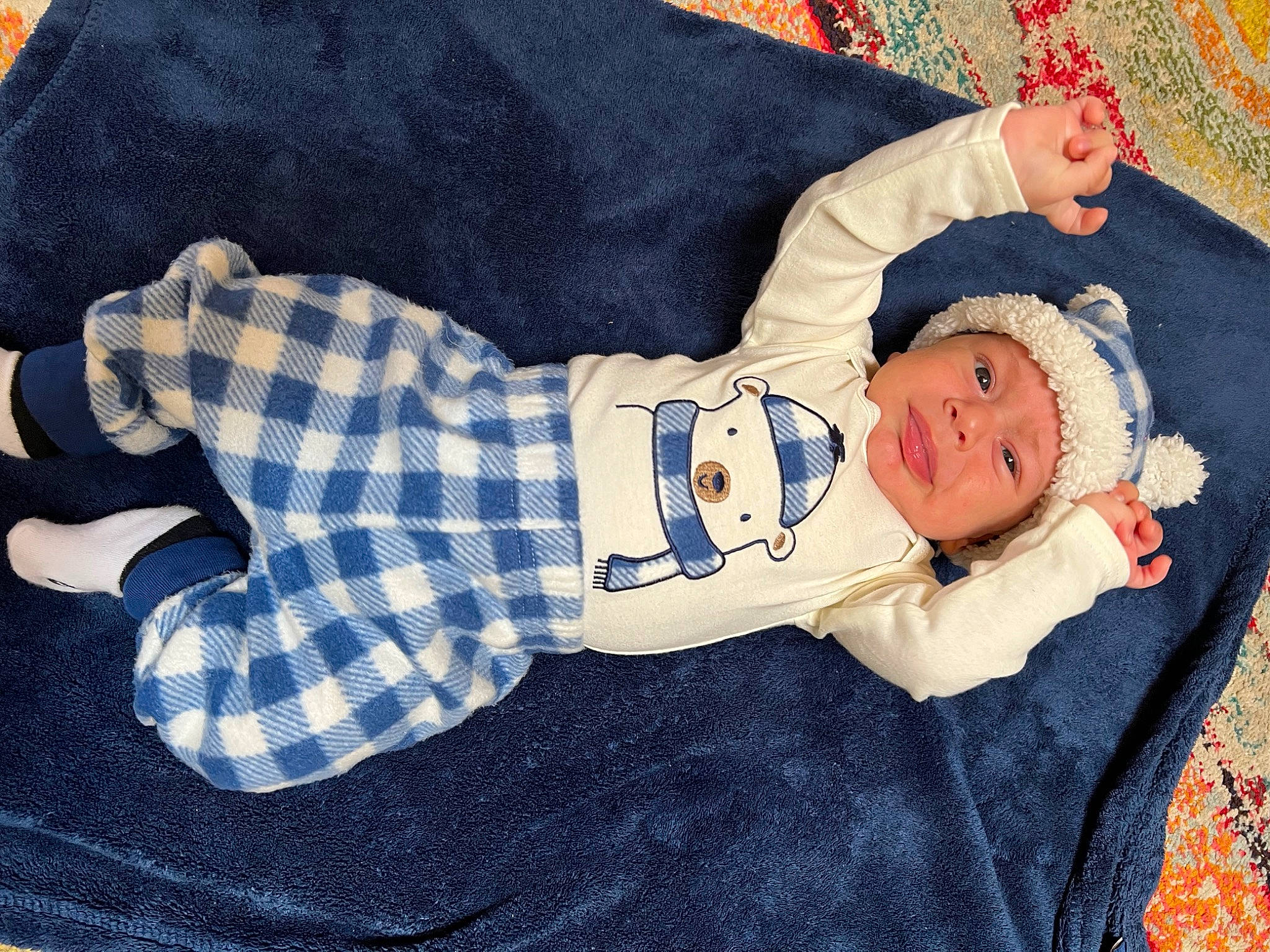 Jiraiya joined the competition — help win amazing prizes! baby, baby_products, baby_sleeping, baby_toddler_clothing, bedtime, child, comfort, happy, hat, headwear, lap, linens, pattern, person, plaid, product, room, sleeve, smile, sock