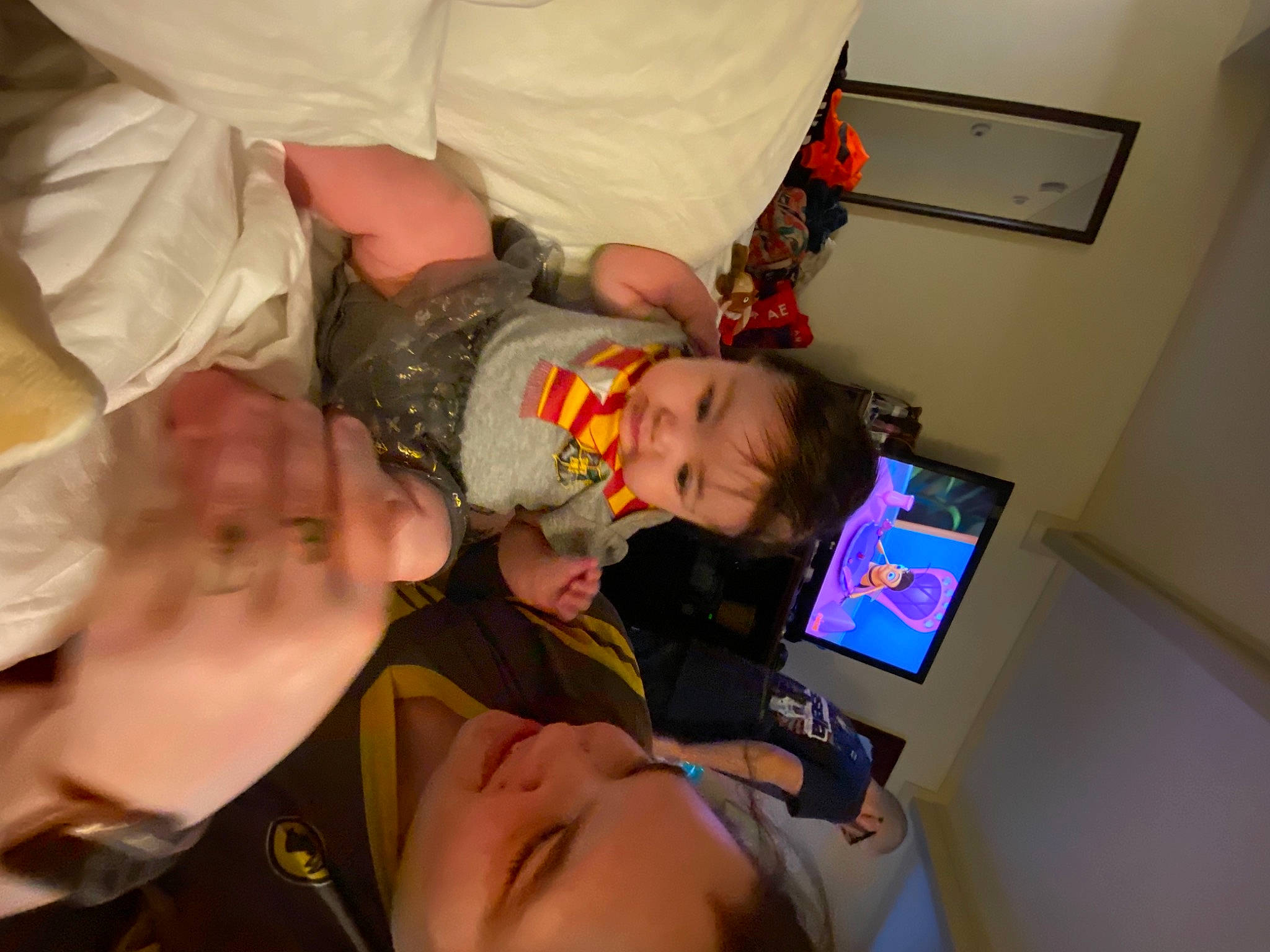 Nova joined the competition — help win amazing prizes! arm, baby, child, ear, event, finger, fun, gesture, hand, mouth, person, room, service, t_shirt, tie, toddler