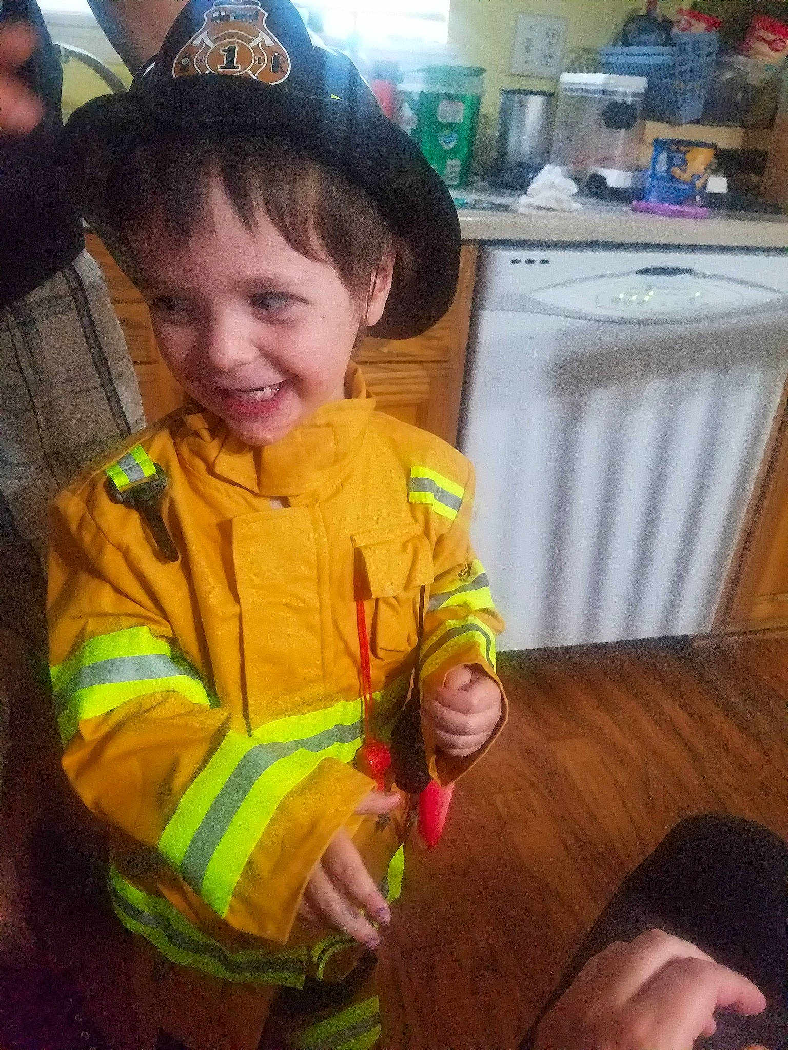 Silas joined the competition — help win amazing prizes! child, joy, person, personal_protective_equipment, play, smile, toddler