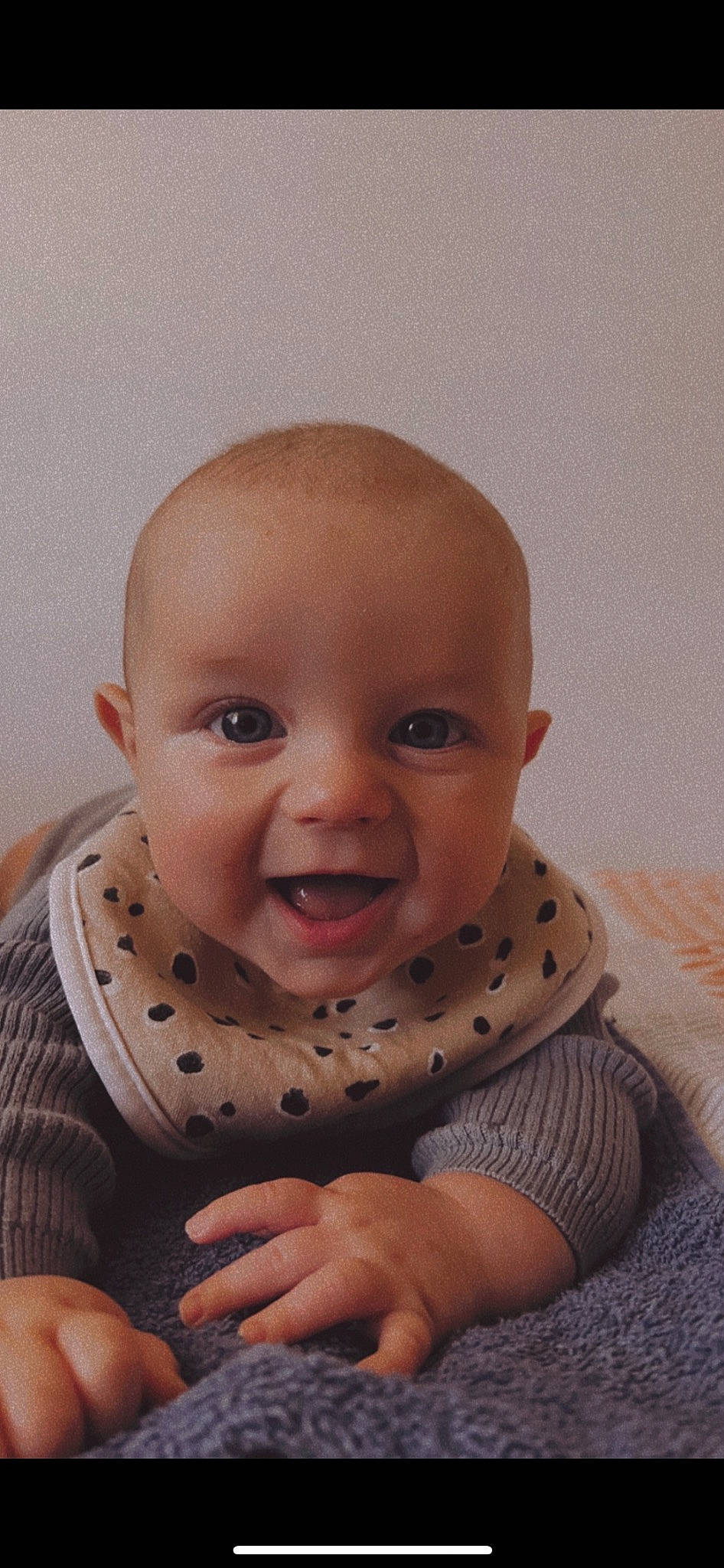 Oliver joined the competition — help win amazing prizes! arm, baby, baby_toddler_clothing, cheek, chin, collar, comfort, face, gesture, happy, iris, lip, mouth, neck, nose, pattern, person, skin, sleeve, smile