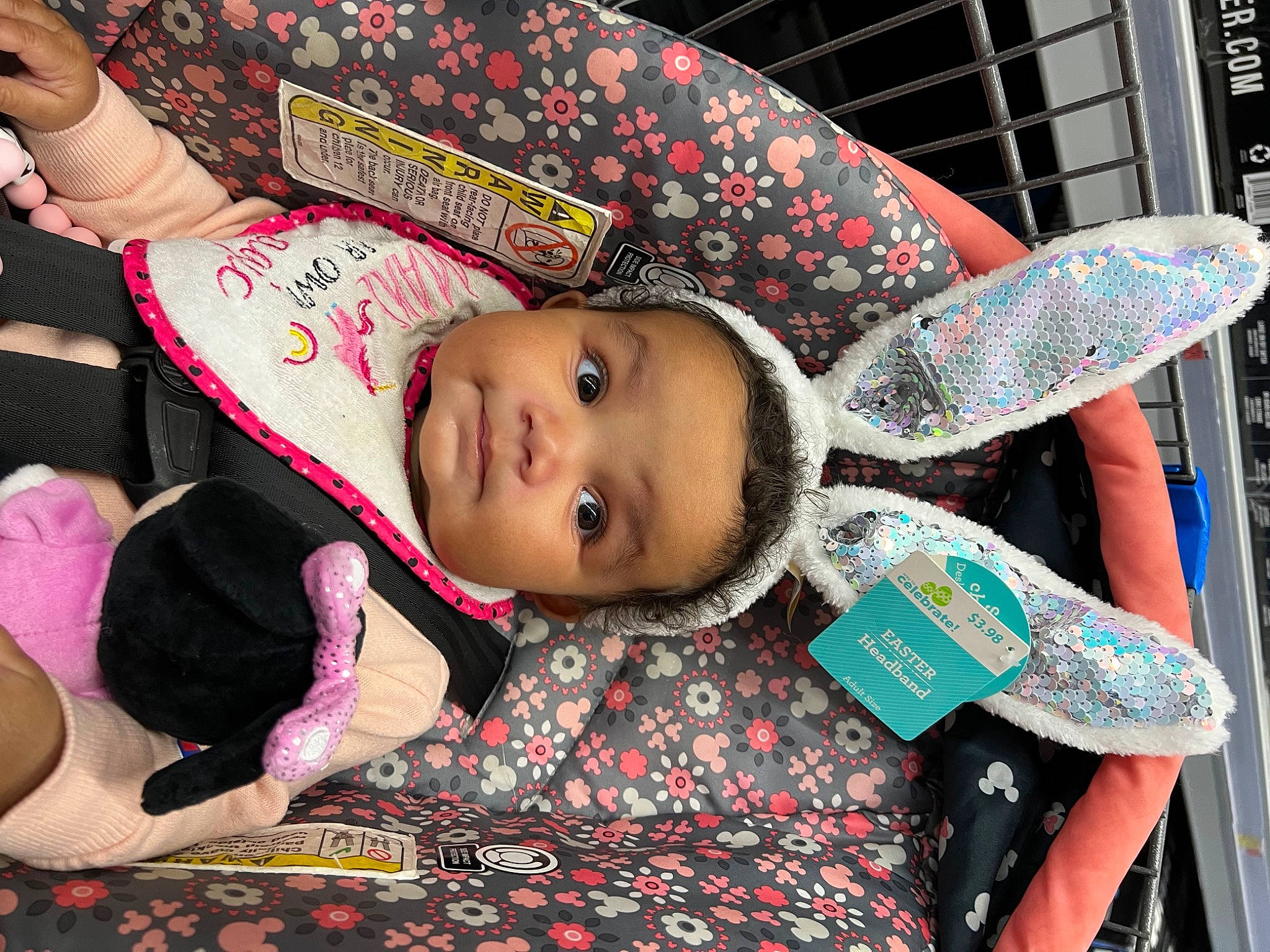 Armoni is registered to the contest to win money with this photo: baby, baby_toddler_clothing, cheek, child, fashion_accessory, fun, happy, hat, magenta, pattern, person, pink, product, room, sleeve, smile, toddler, travel