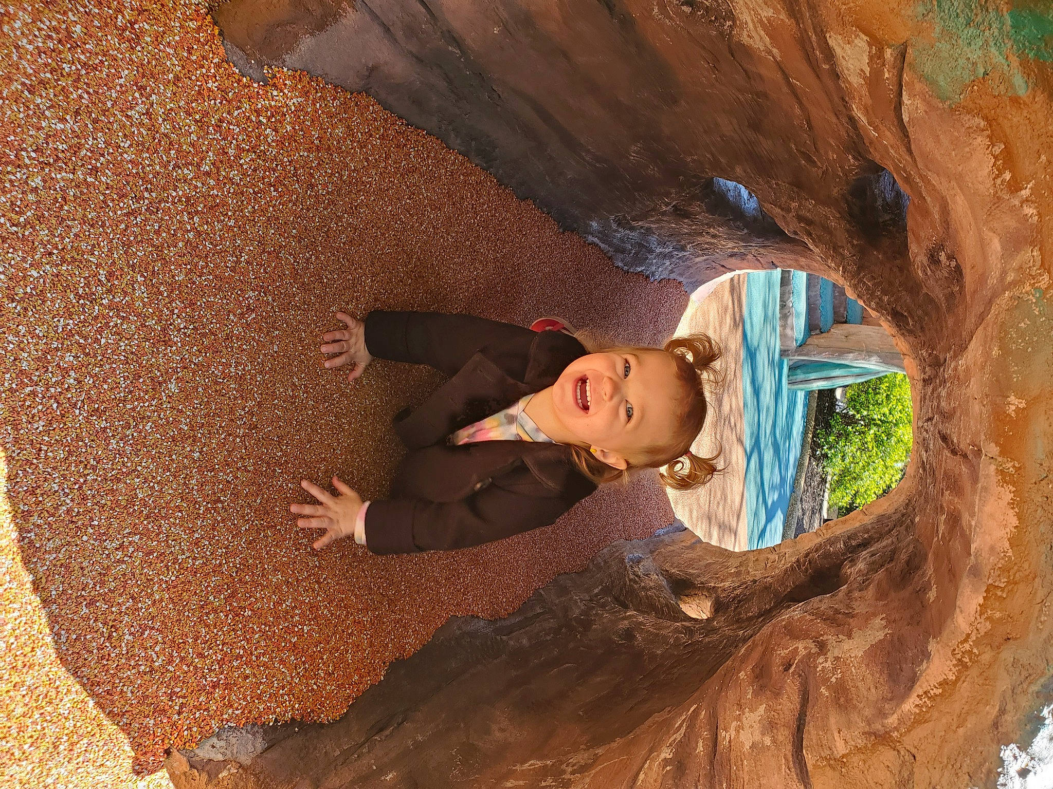 Luna joined the competition — help win amazing prizes! art, circle, formation, geology, grass, happy, hat, landscape, long_hair, mammal, people_in_nature, person, rock, soil, sun_hat, tints_and_shades, tree, trunk, visual_arts, wood