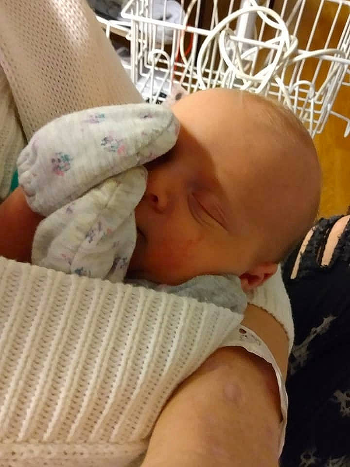 Alanah is registered to the contest to win money with this photo: baby, baby_products, baby_safety, baby_sleeping, baby_toddler_clothing, bedtime, cheek, child, chin, comfort, finger, hand, linens, mammal, mouth, people, person, skin, thumb, toddler